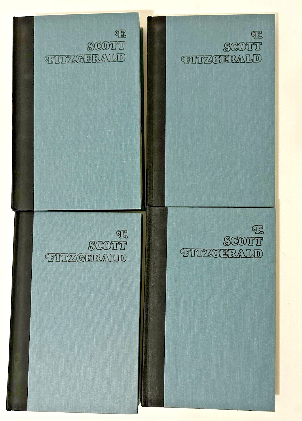 F. Scott Fitzgerald Set of 4 Vintage Books: Gatsby, Paradise, Tycoon, and Tender