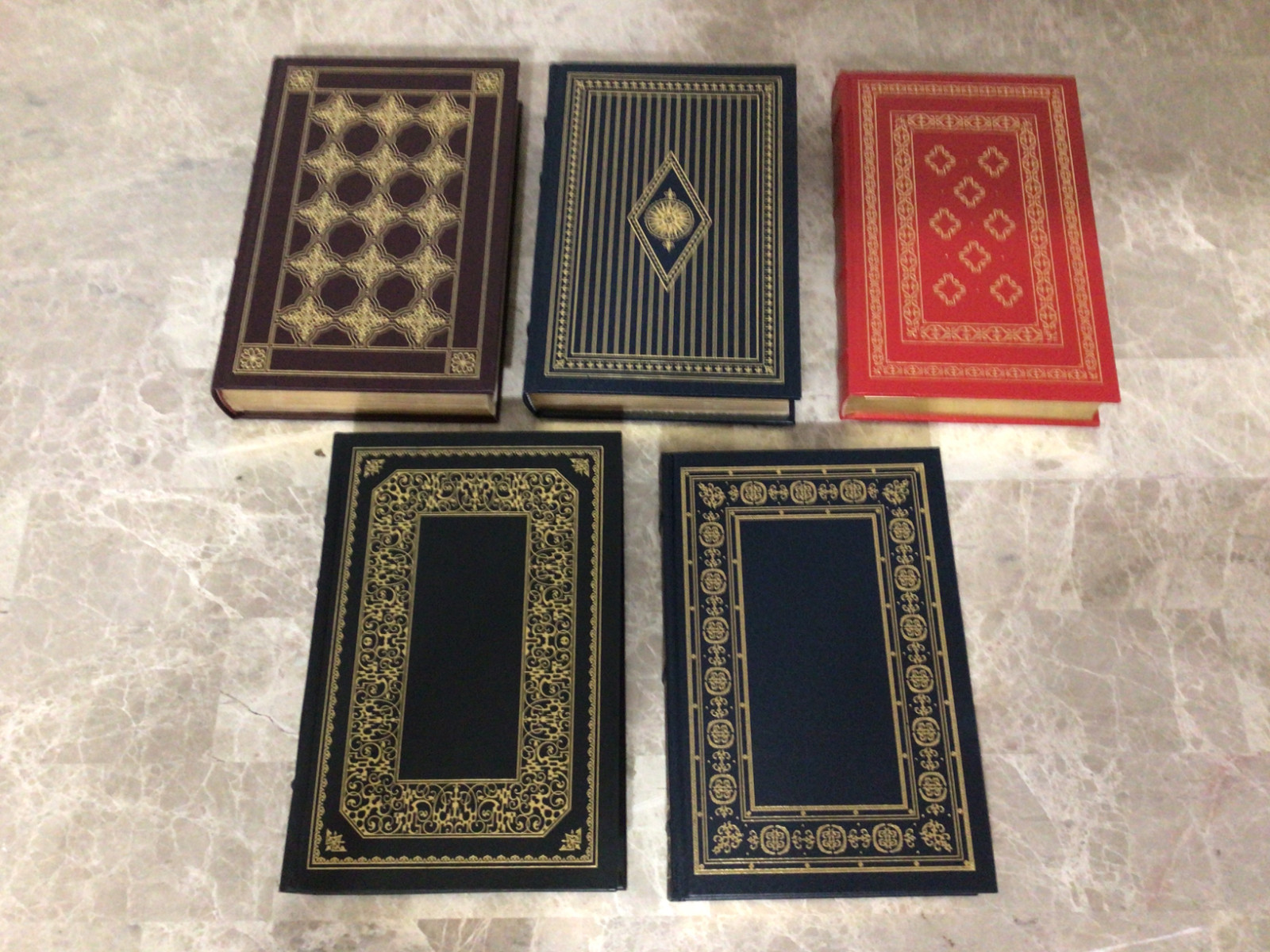 Lot of 10 The Franklin Library Leather Hardcover Books UNREAD Gilded Edges