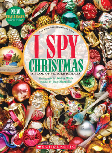 I Spy Christmas: A Book of Picture Riddles – Hardcover – VERY GOOD