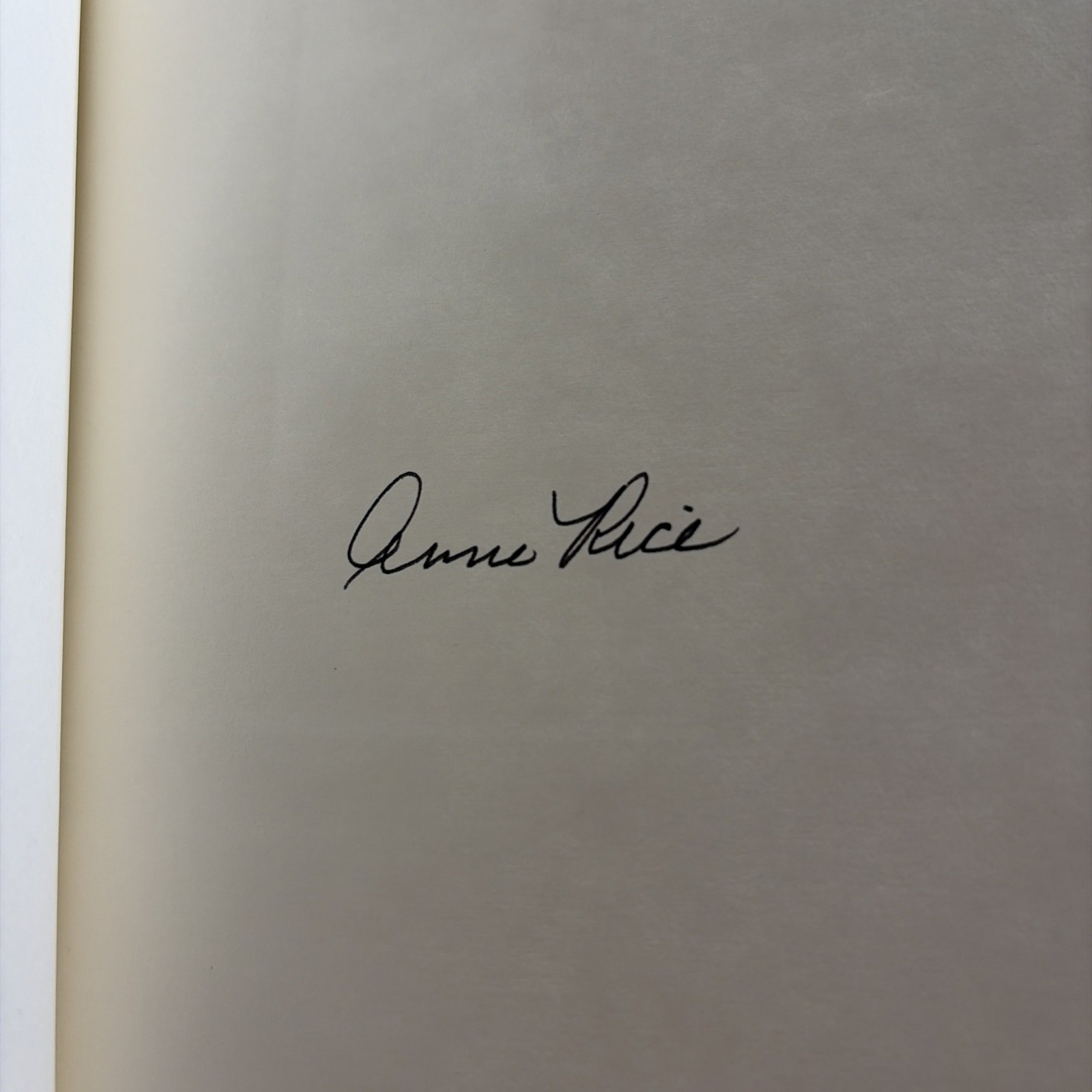 SIGNED Anne Rice Interview with the Vampire — Slipcased 20th Anniversary Ed.