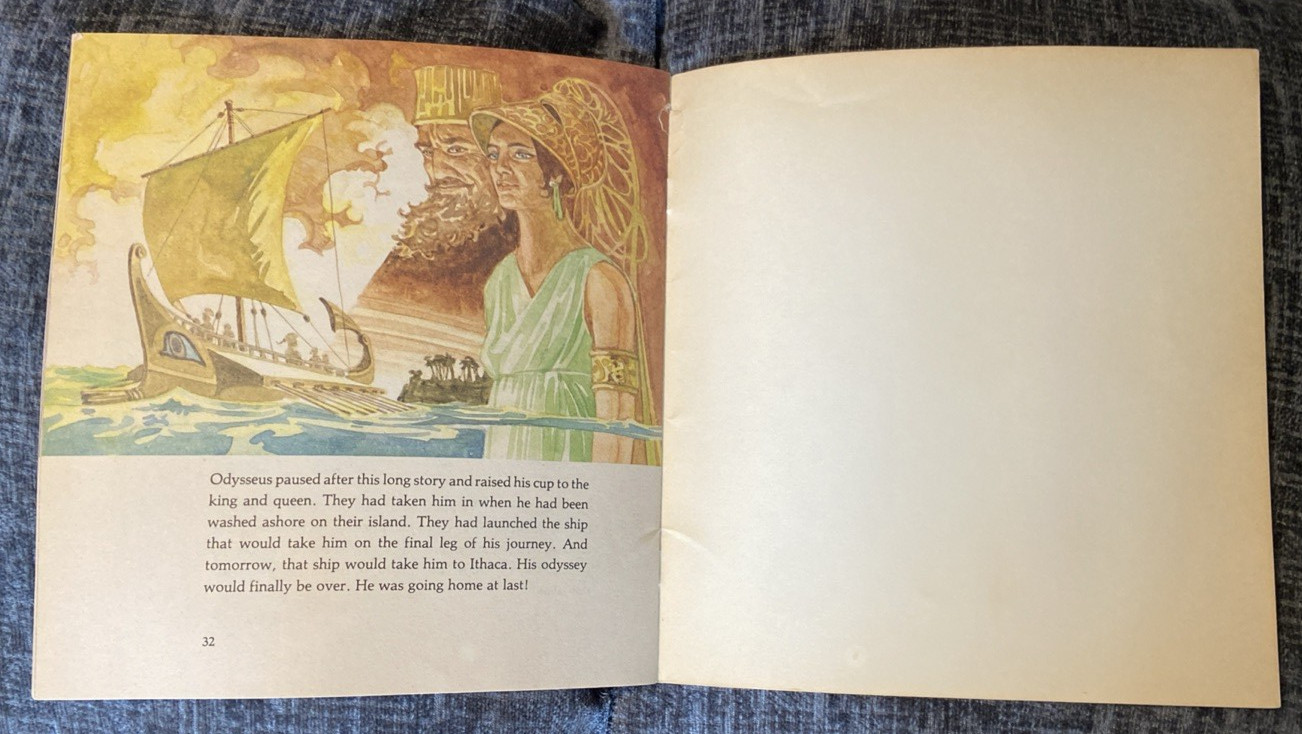 Odysseus & the Cyclops- Tales from the Odyssey by I Richardson/ PB/ Troll/ 1984