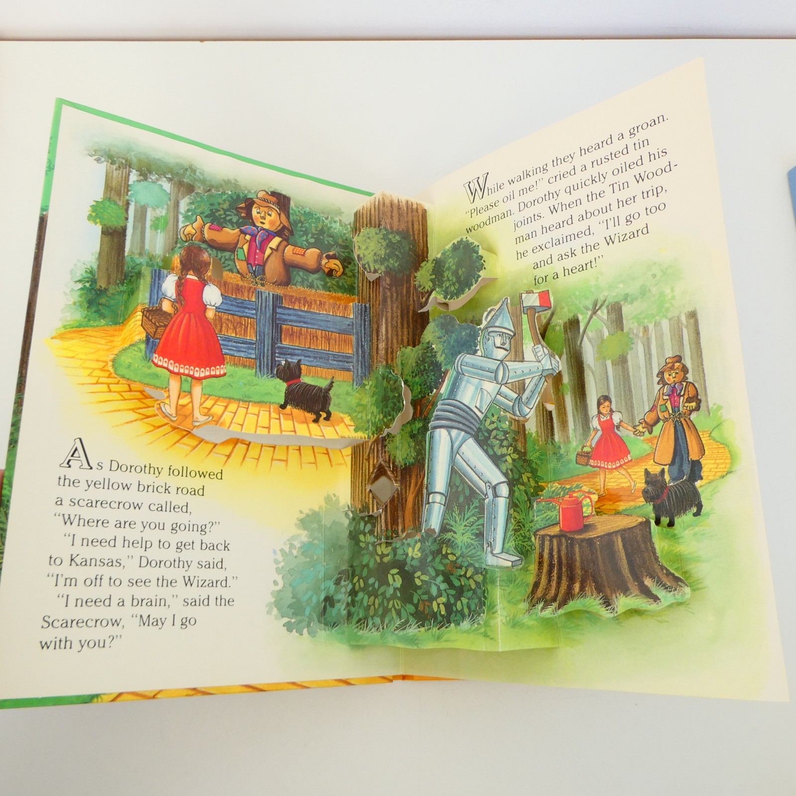 The Wonderful Wizard of Oz Treasury Collection 4 Pop Up Books Set 1991 Vintage