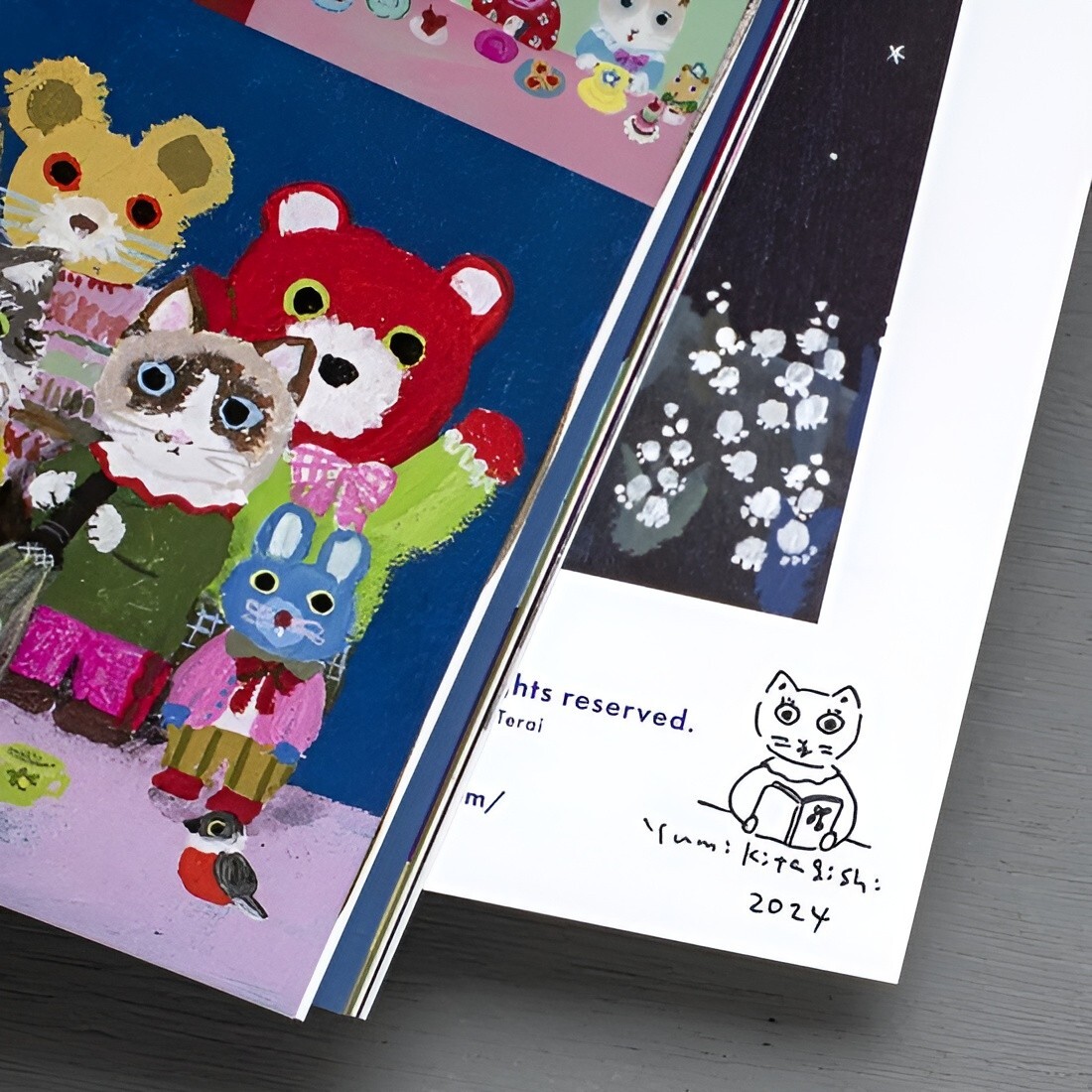 Yumi Kitagishi Collected Works 2024 Mikiko Terai 30 pages 5.7 x 8.2in JAPAN NEW
