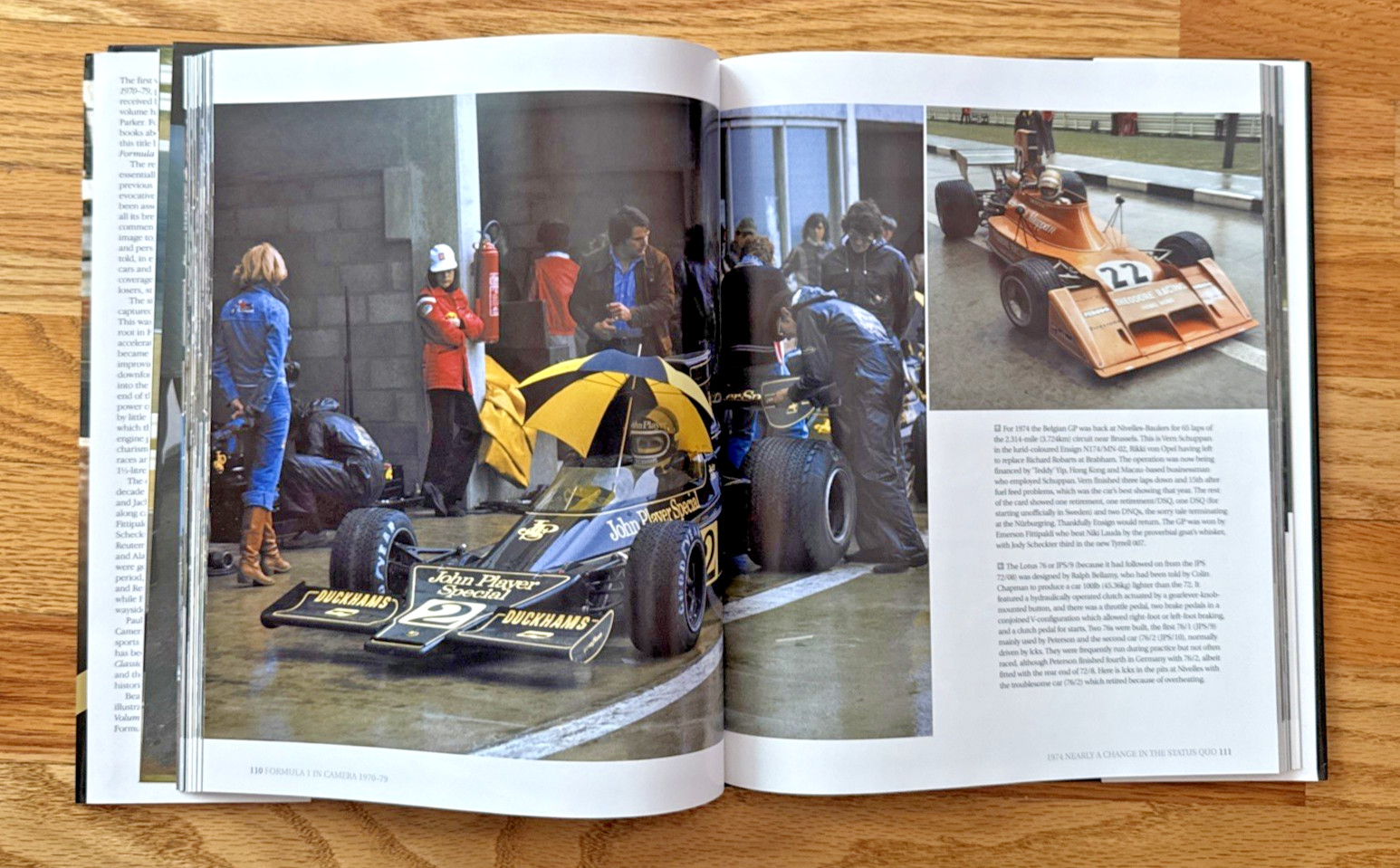 Formula 1 In Camera 1970-79 Vol 2 Paul Parker Hardcover F1 Racing Book