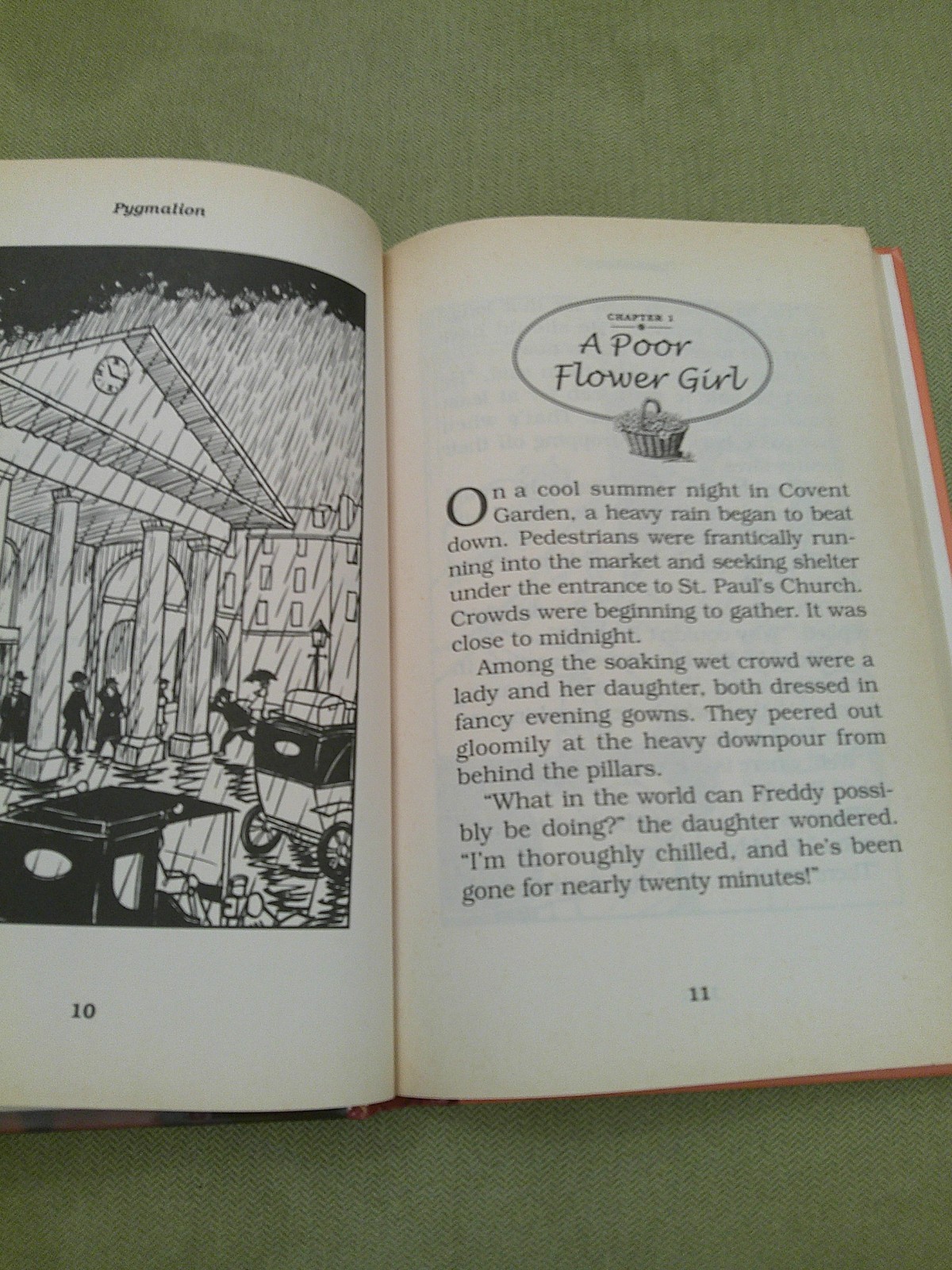 Pygmalion by George Bernard Shaw, ADAPTED FOR YOUNG READERS, Hardcover