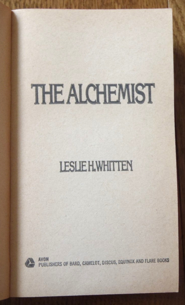 The Alchemist by Leslie H. Whitten – 1974 1st Printing Avon Paperback – Occult