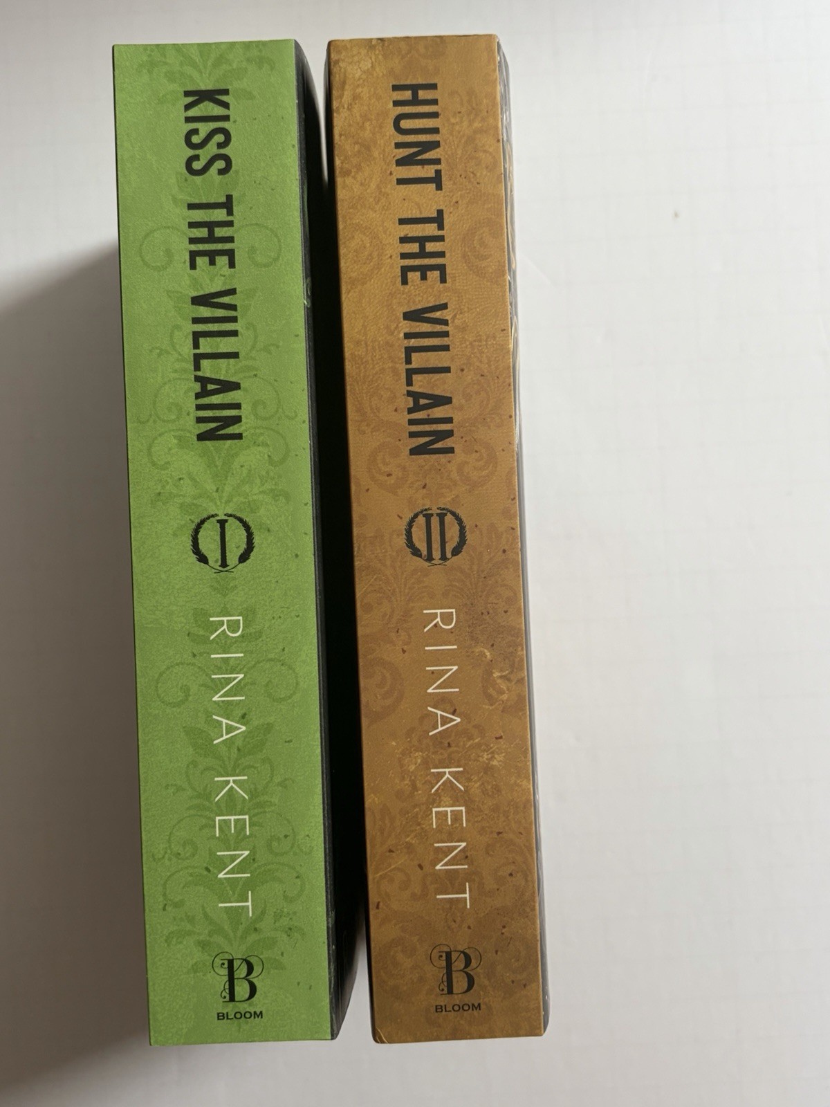 Villain Series First Print Trade PBKs (#1 & #2) by Rina Kent w/licensed Art