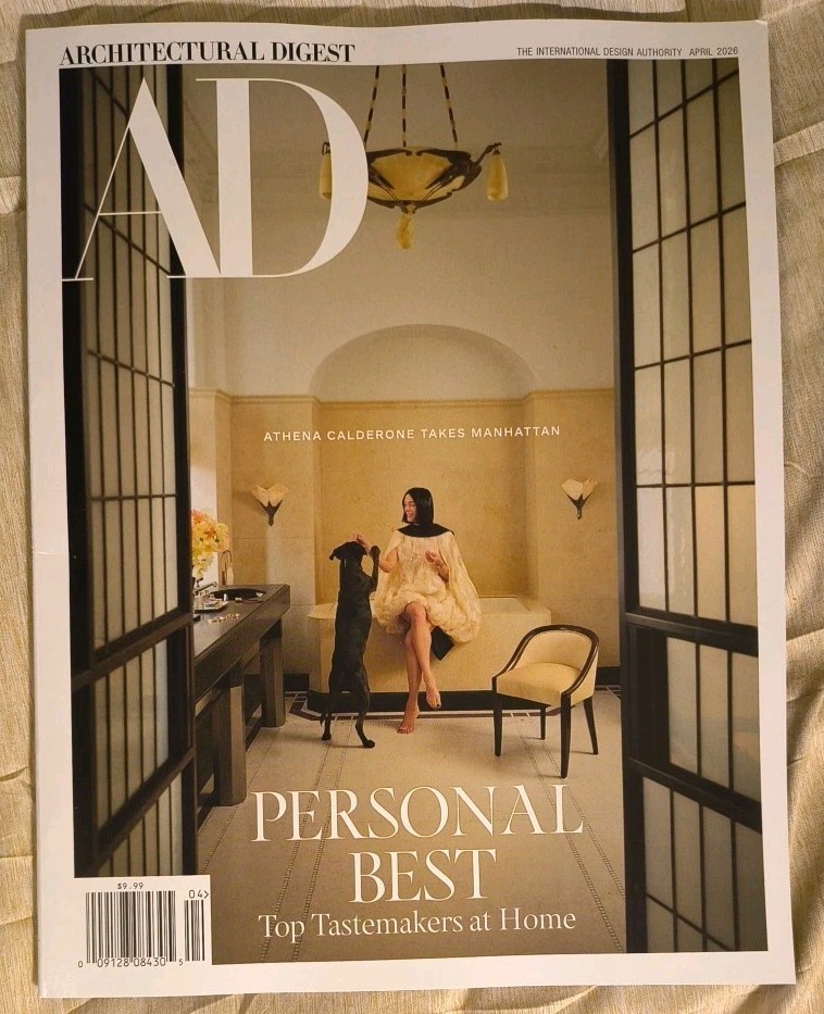 Architectural Digest AD Magazine Apr April 2026 NEW Athena Calderone Manhattan
