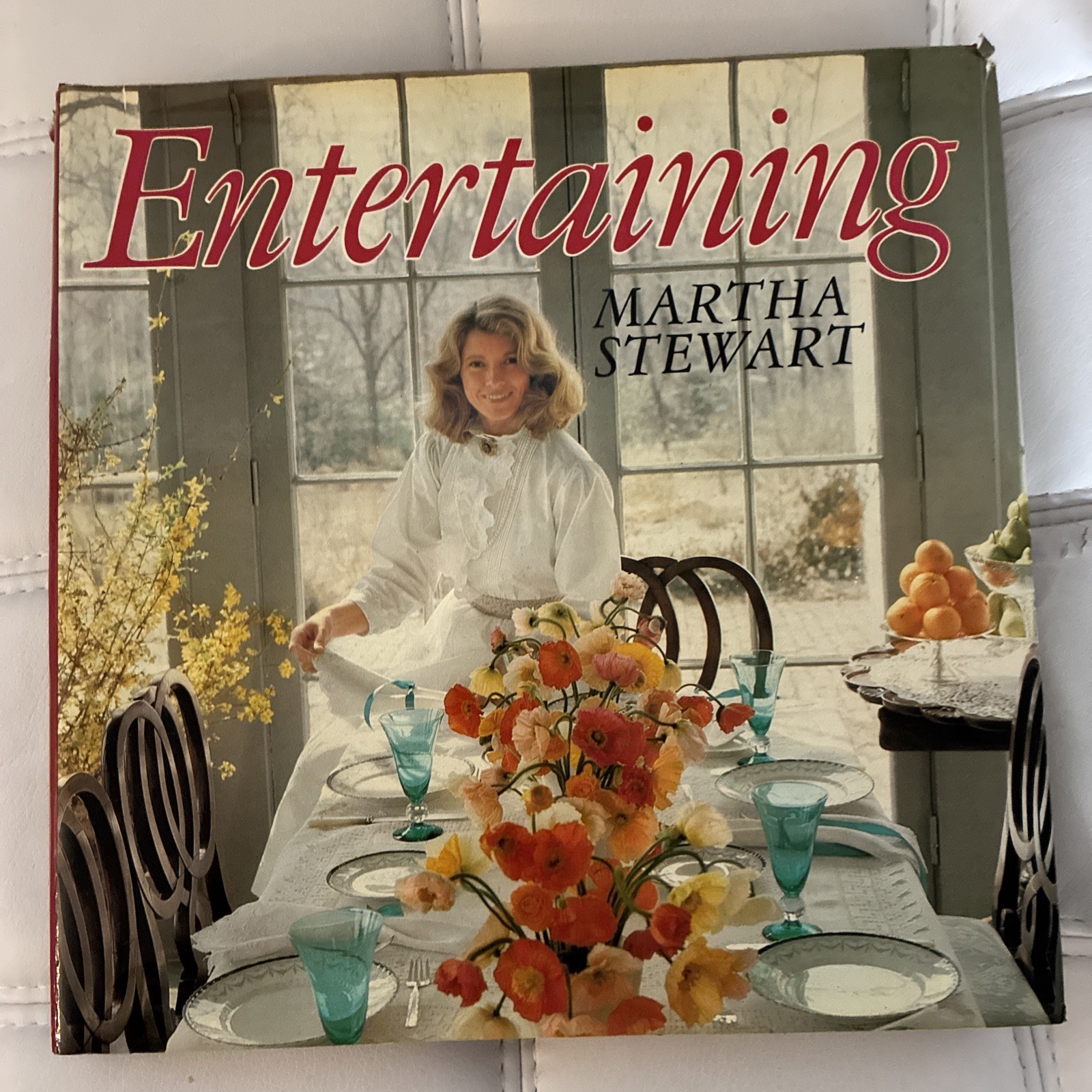 1982 ENTERTAINING BY MARTHA STEWART ~ HC w/ Dust Jacket ~ Vintage Hardback