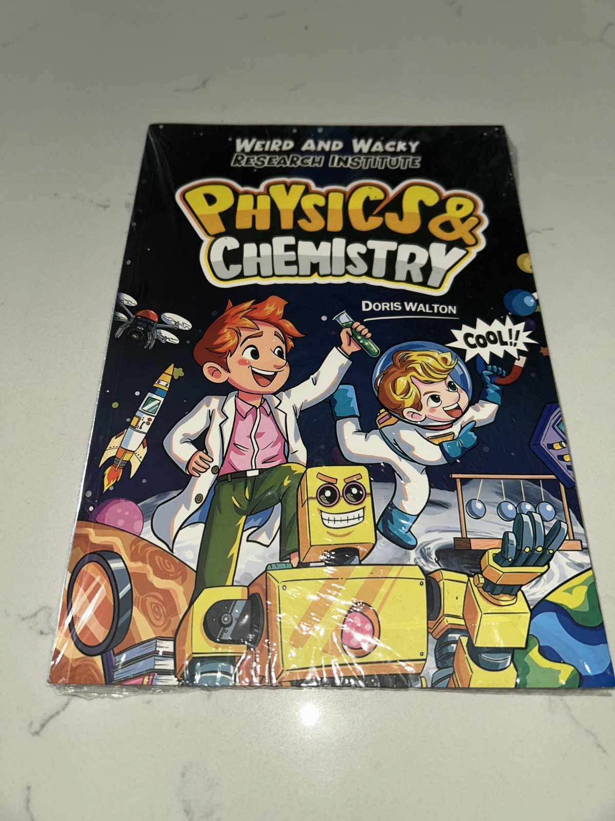 NEW Weird & Wacky Research Institute Physics & Chemistry Illustrated Youth Text