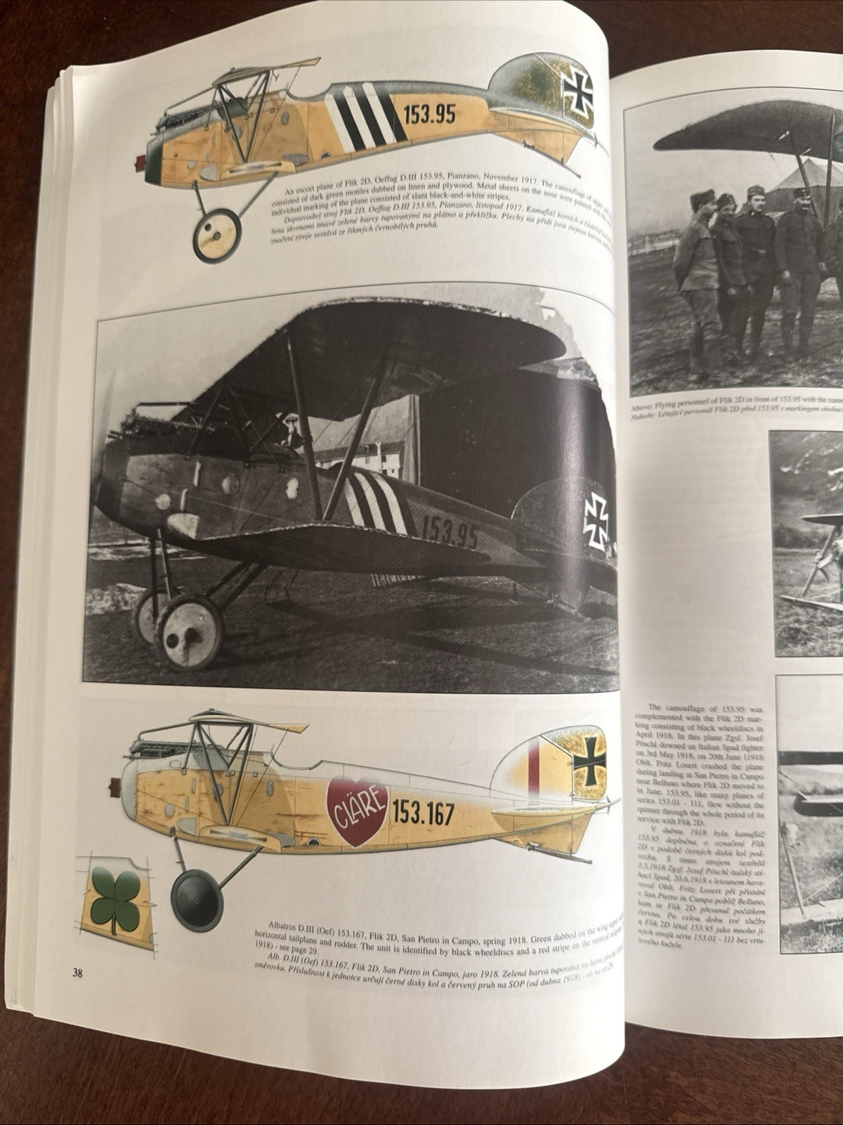 JaPo Albatros D.II & D.III Oeffag Austria Hungary WWI German Soft Cover 1998