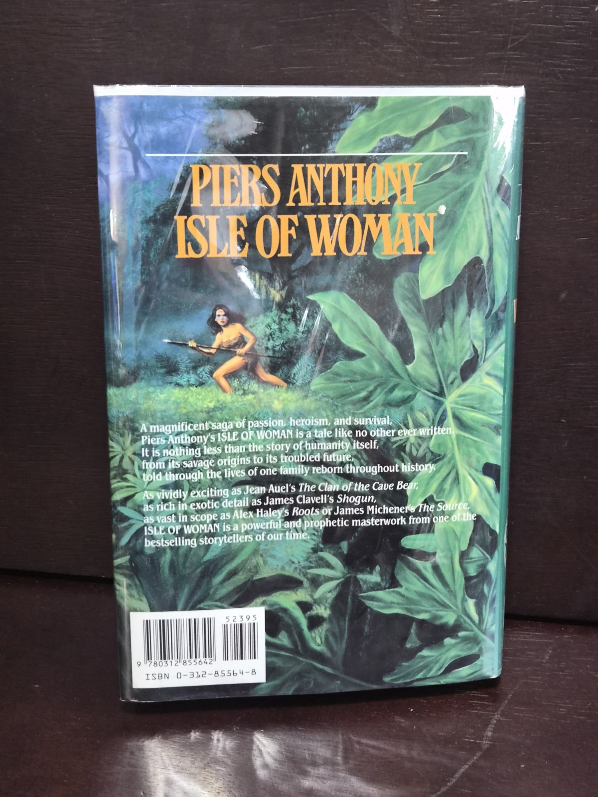 ​Isle of Woman Piers Anthony 1993 1st Ed 1st Printing HCDJ LN Mylar Geodyssey