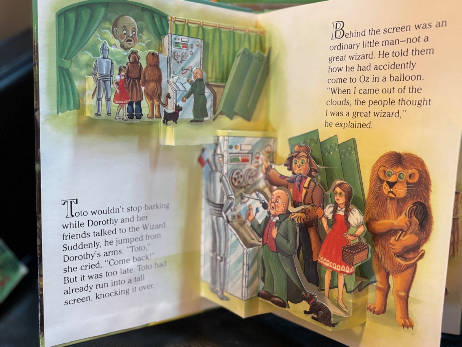 The Wizard of Oz Pop-up Books Set of 4 Treasury Collection Vintage
