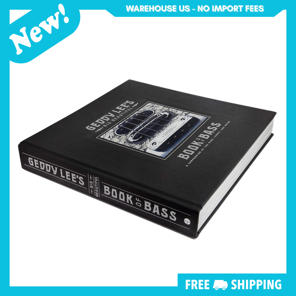 NEW Geddy Lee’s Big Beautiful Book of Bass, 9780062747839, FREESHIP