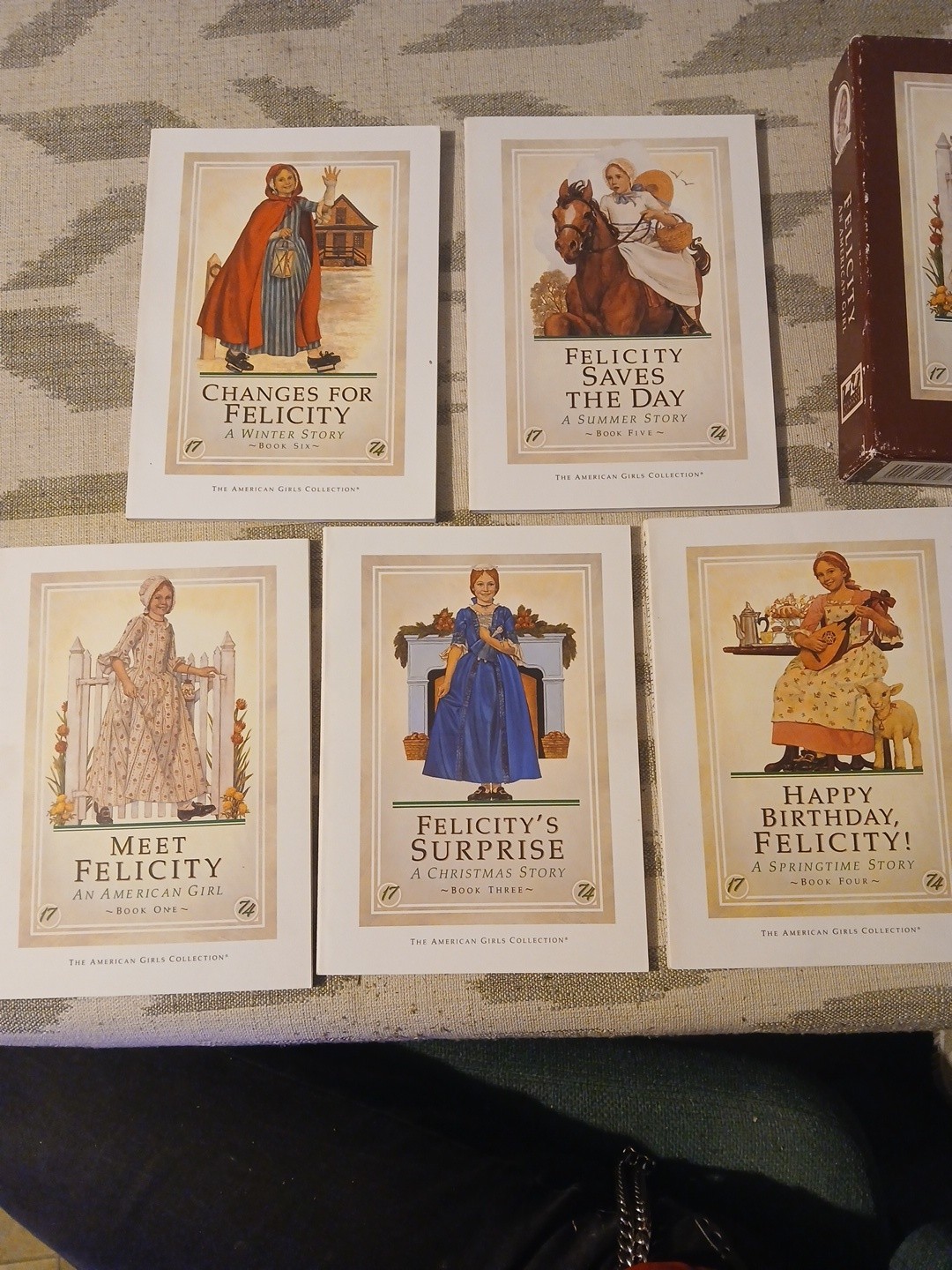 Felicity An American Girl Set Of 5 Books First Edition Paperbacks Missing # 2