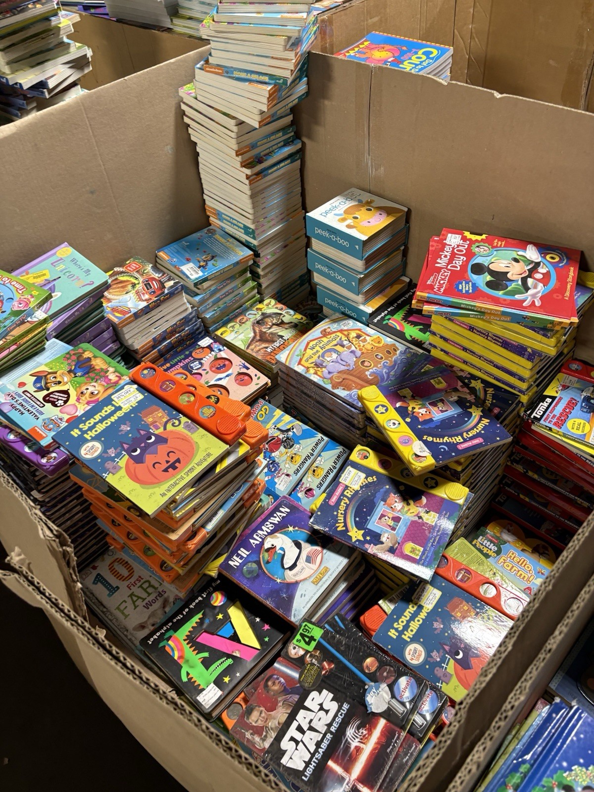 Lot of 50 Children BOARD Hardcover BABY TODDLER DAYCARE PRESCHOOL Kids BOOKS MIX