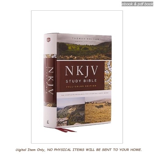 NKJV Study Bible, Hardcover, Burgundy, Fu, Thomas Nelson 2018