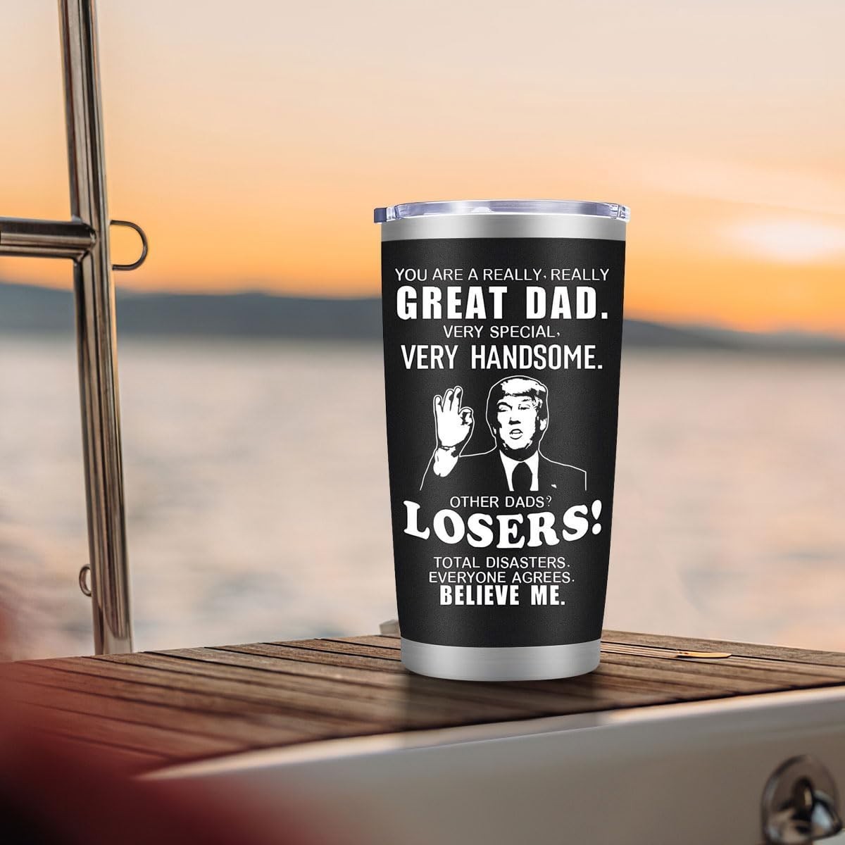 Insulated 20 oz Coffee Tumbler for Dads – Perfect Home & Travel Companion
