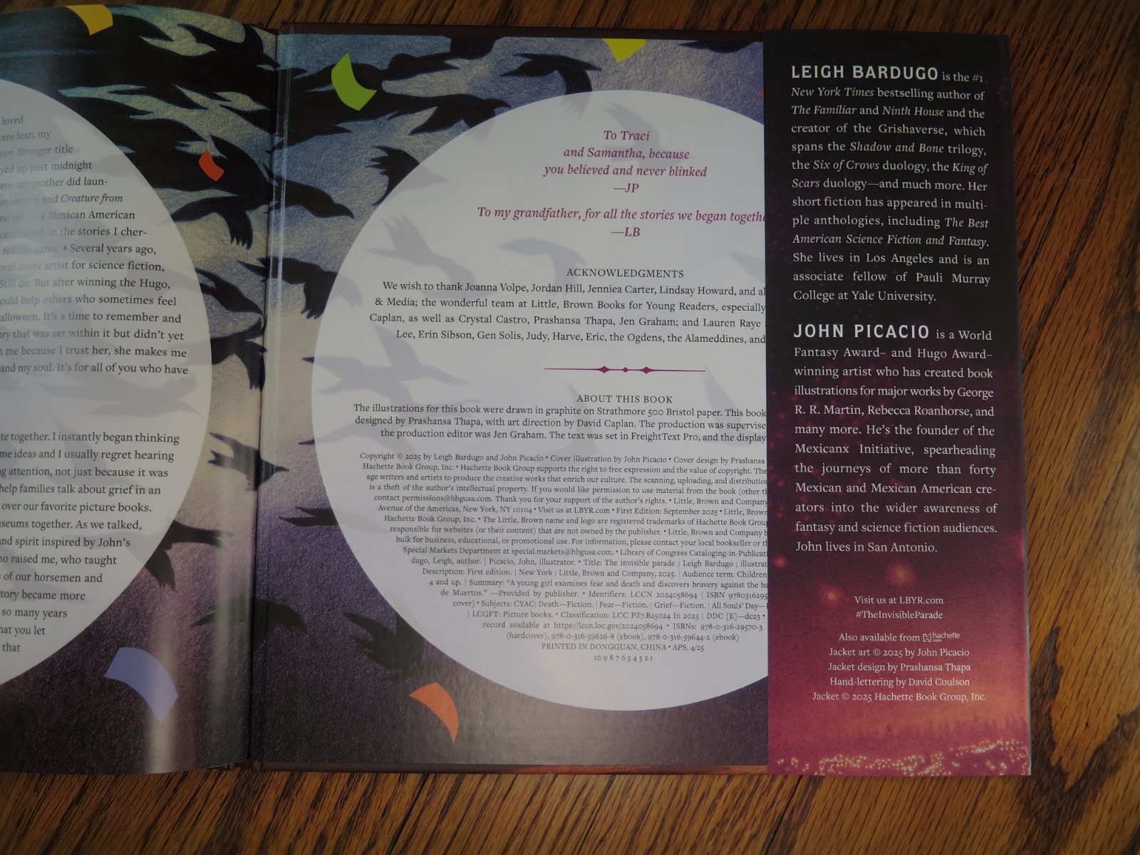 SIGNED by Leigh Bardugo and John Picacio | The Invisible Parade | 1, 1 | RARE