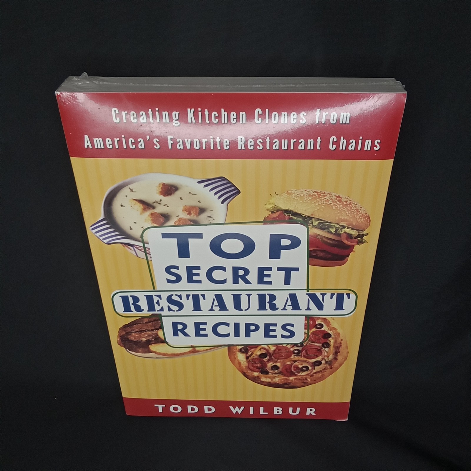 Vintage 1997 Cookbook Top Secret Restaurant Recipes Paperback 336 Pages Sealed