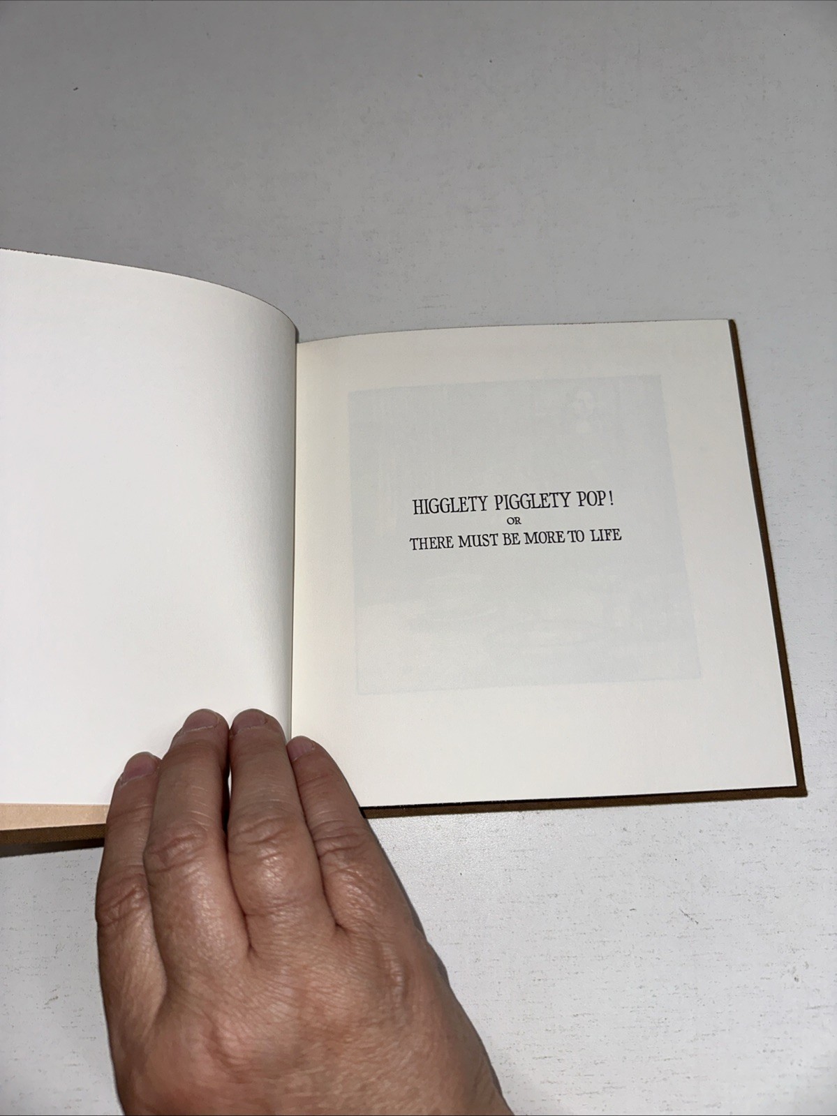 HIGGLETY PIGGLETY POP! Maurice Sendak 1st Edition Harper & Row 1967
