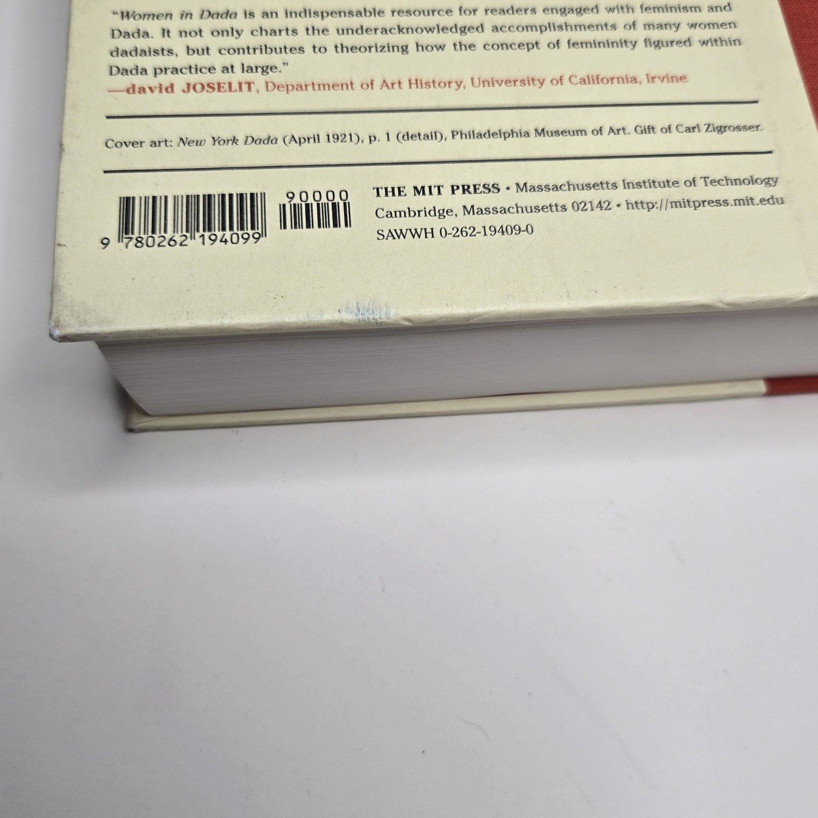 Women In DADA: Essays On Sex Gender & Identity (Sawelson-Gorse, Ed.) 1998 MIT HC