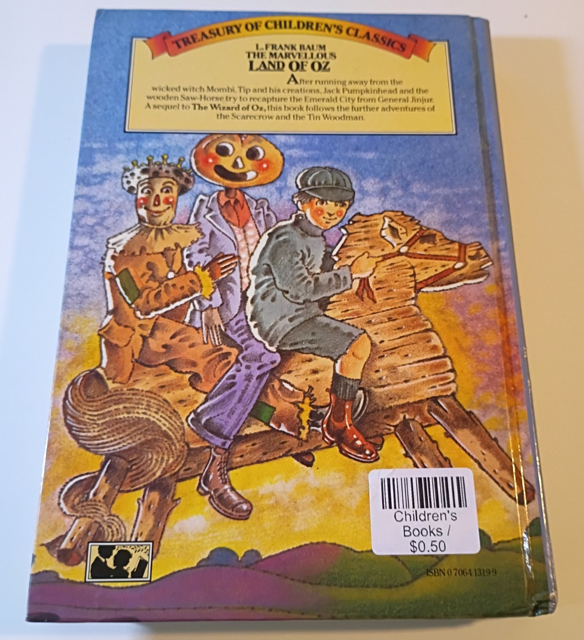 The Wizard of Oz 4 book hardcover lot Frank Baum Great Illustrated Classics