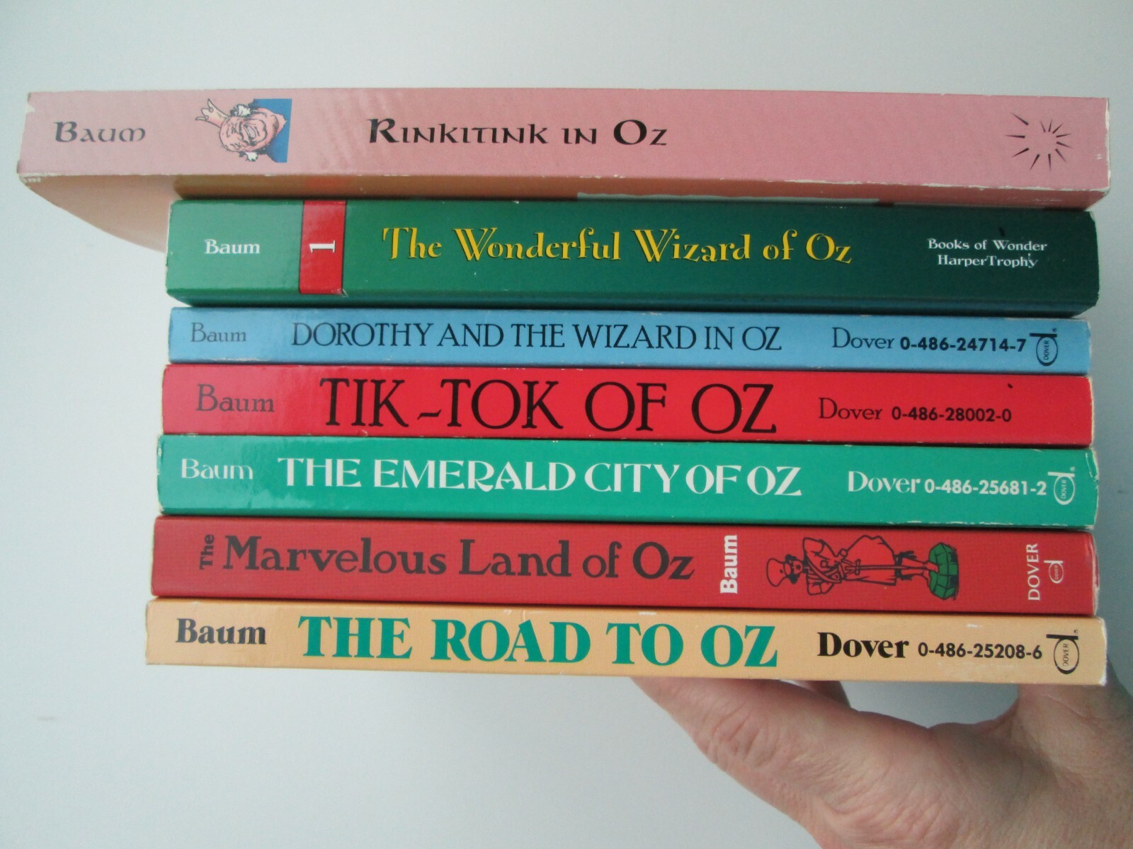 OZ LOT 7~Baum~RINKITINK~WONDERFUL WIZARD~EMERALD CITY~TIK-TOK~DOROTHY~MARVELOUS~
