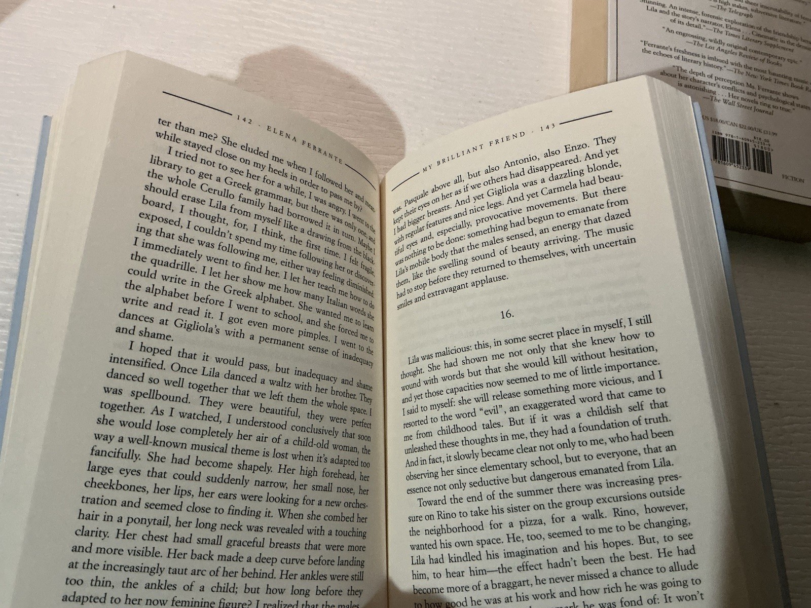 Neapolitan Novels Book One And Three by Elena Ferrante Paperback Like New