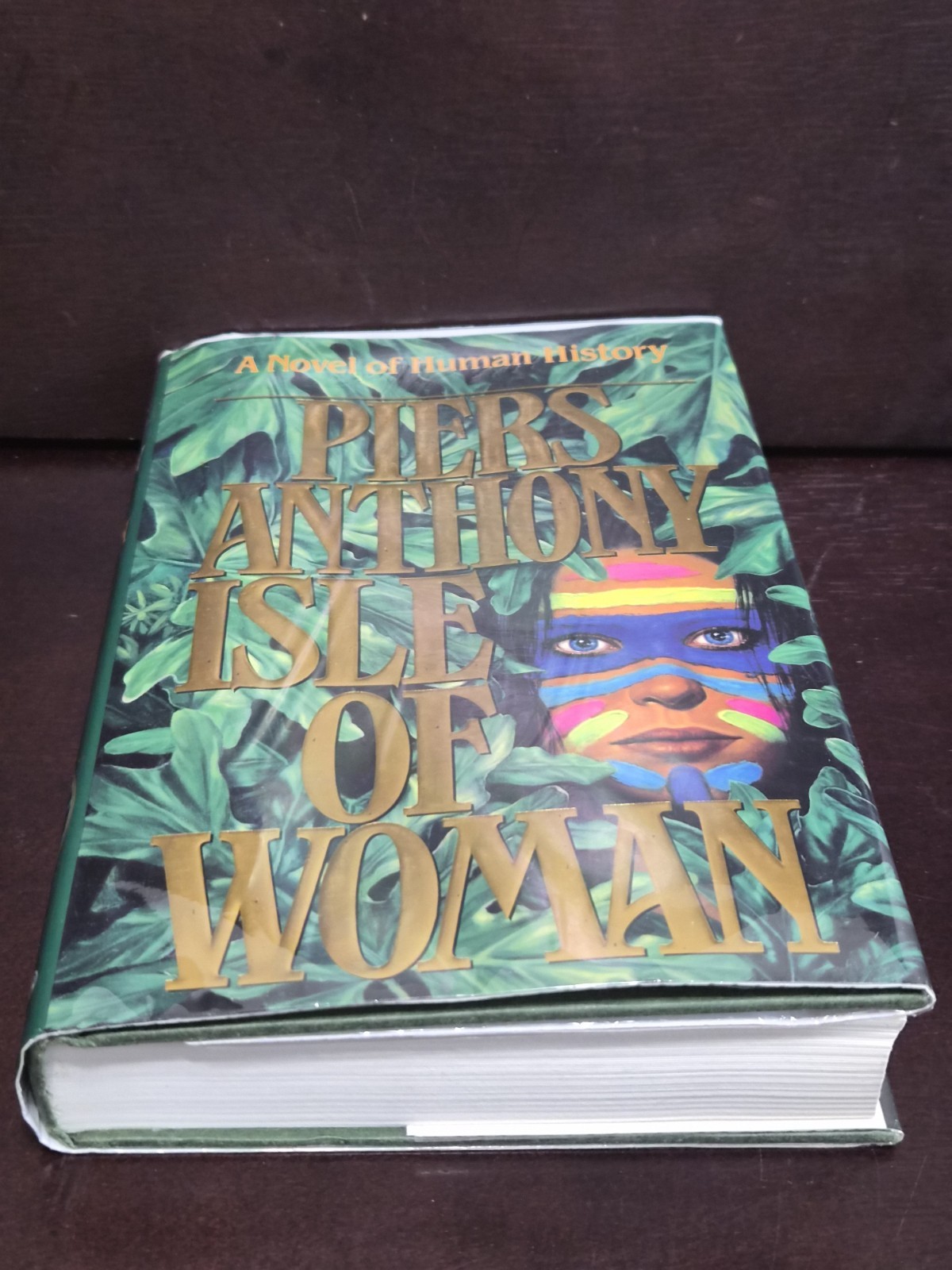 ​Isle of Woman Piers Anthony 1993 1st Ed 1st Printing HCDJ LN Mylar Geodyssey