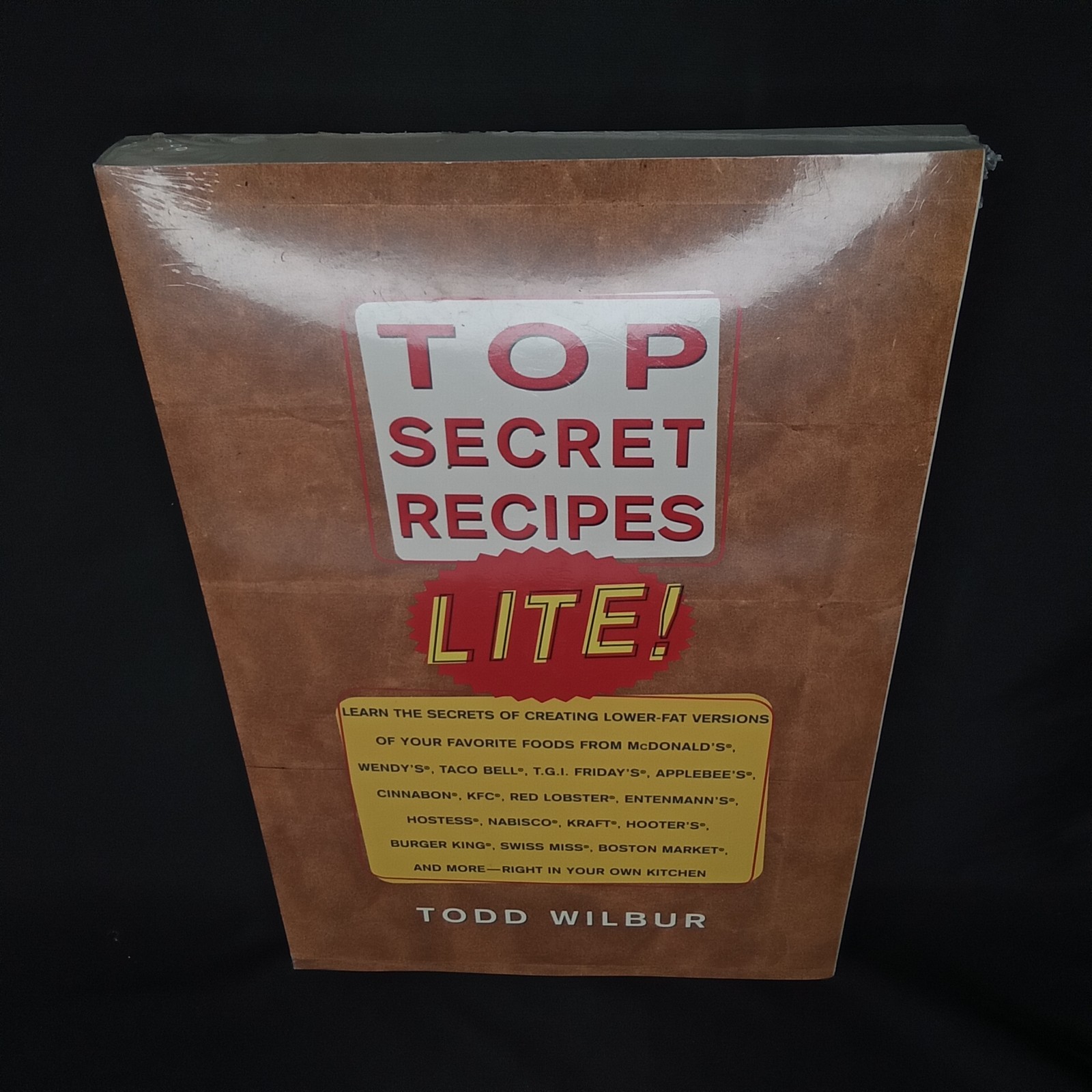 Vintage 1998 Cookbook Top Secret Recipes Lite Paperback 256 Pages Sealed