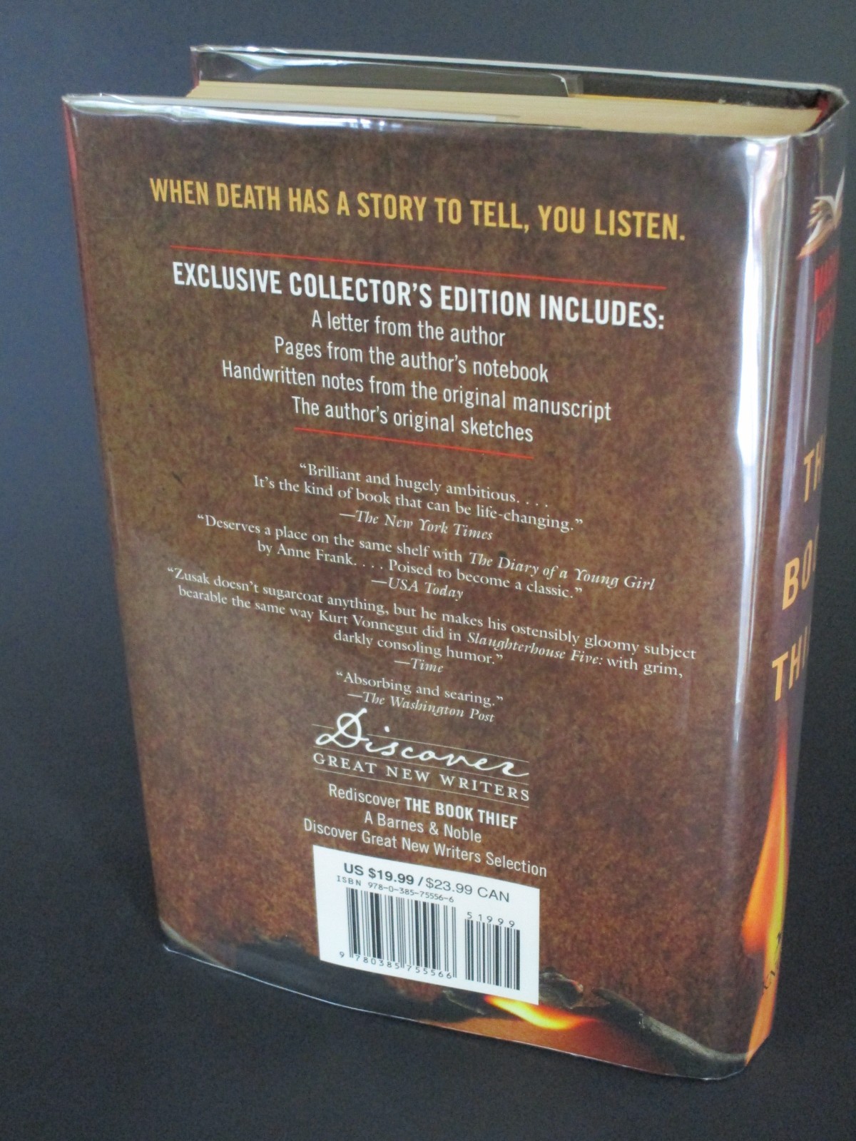 The Book Thief by Markus Zusak. Exclusive Collector’s Edition 1st Printing HCDJ.