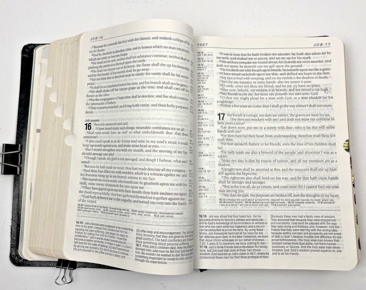 Life Application Study Bible KJV Large Print Black Bonded Leather Tyndale