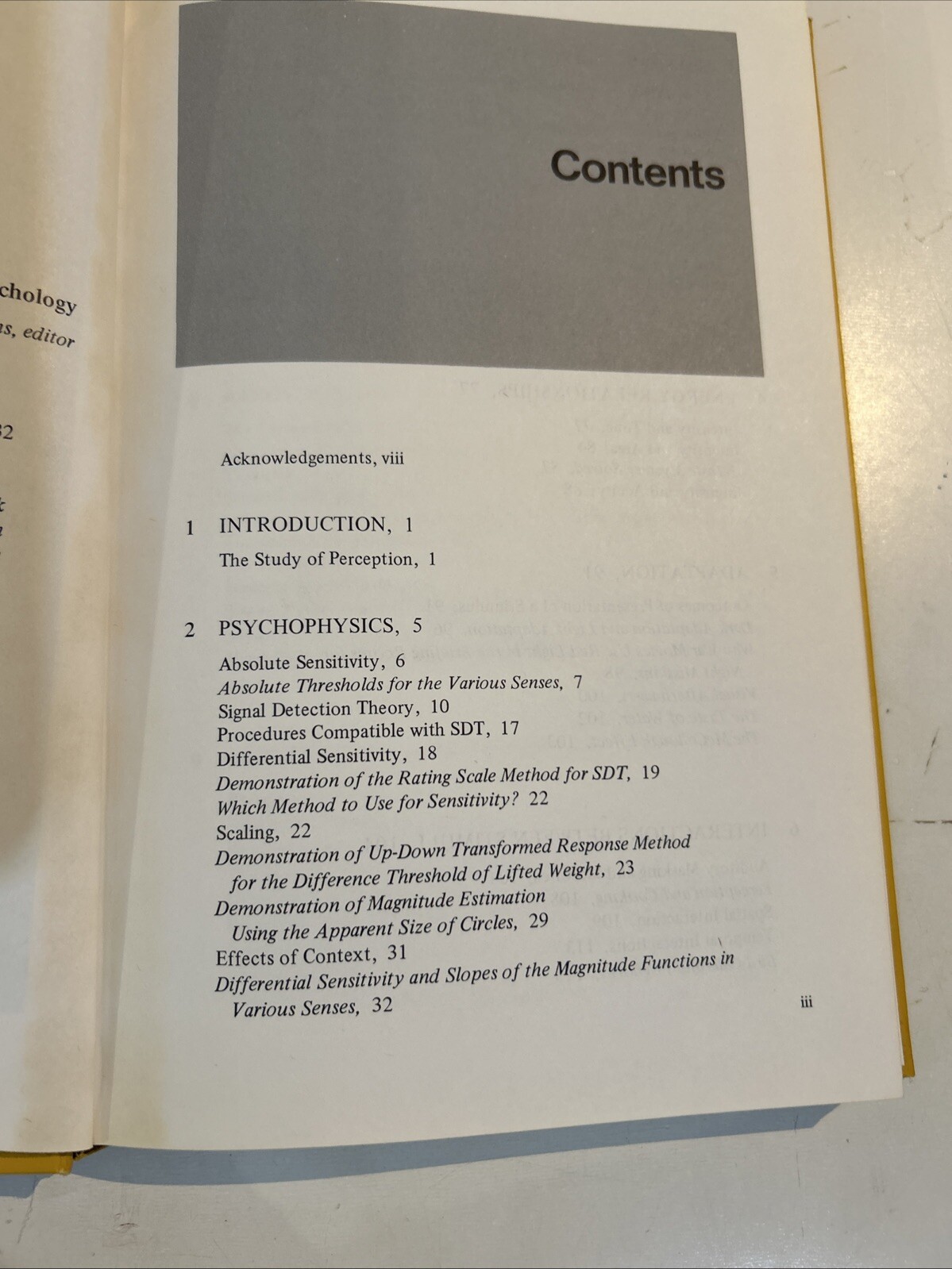 Introduction to Sensation/Perception, Donald McBurney,Virginia B. Collings, 1977
