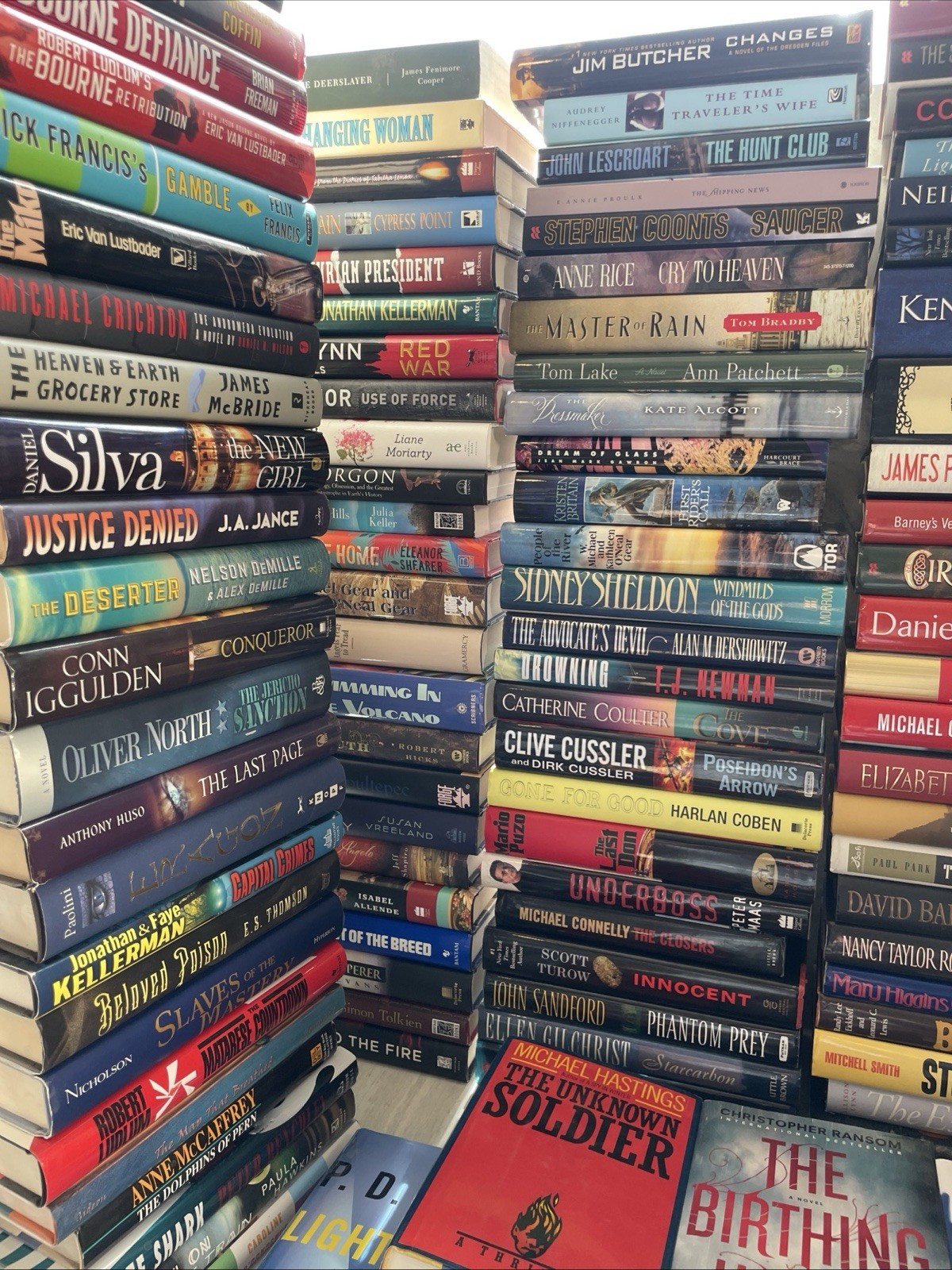 10 Pounds Assorted Fiction Hardcover PBK Books Mass Market Various Genres Good