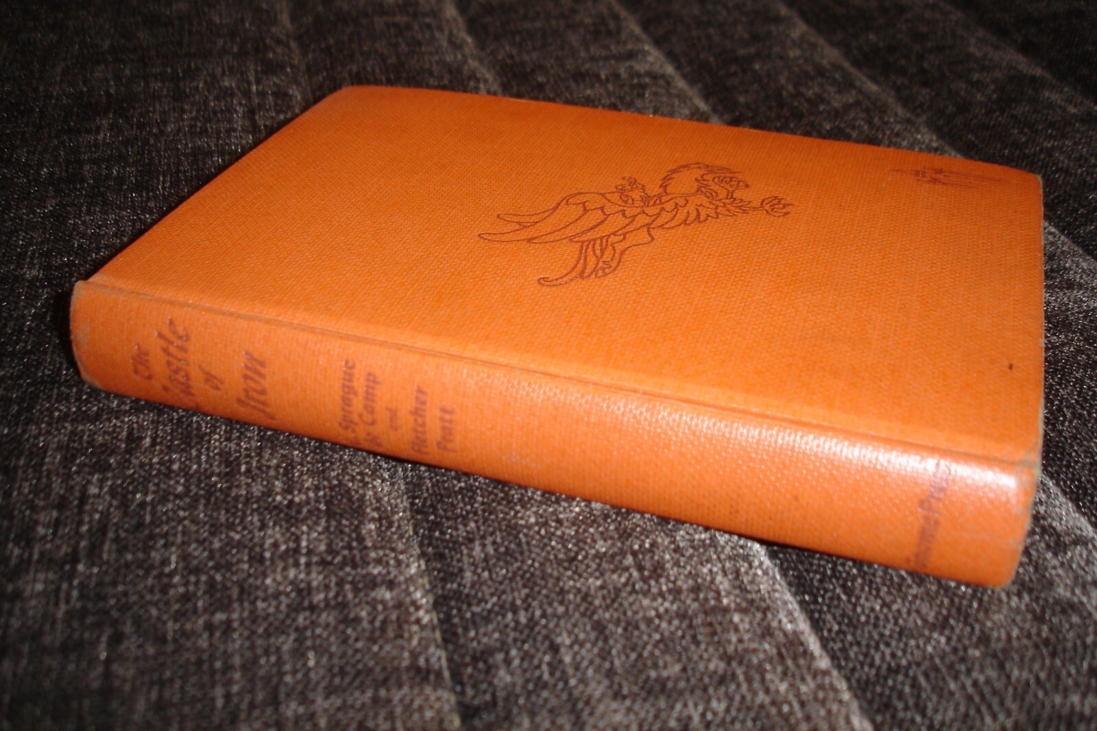Lion Sprague de Camp The Castle of Iron HBDJ Gnome Press 1st edition very good
