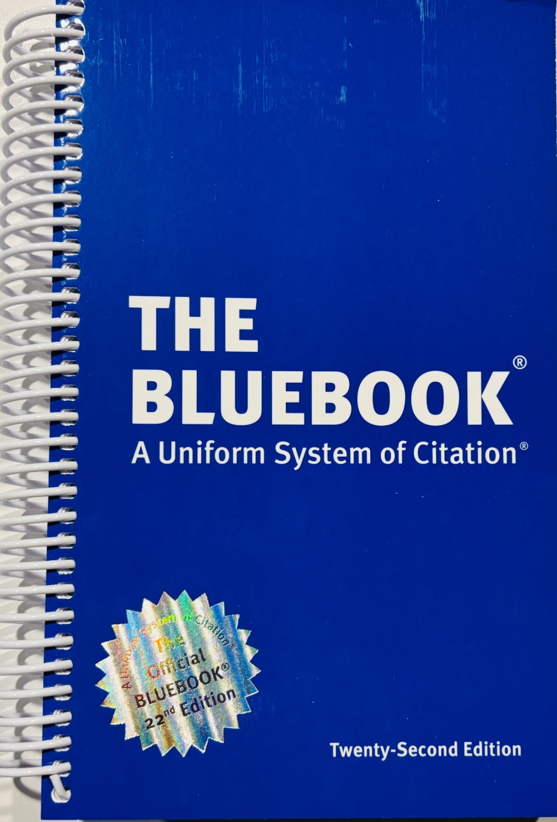 The Bluebook: a Uniform System of Citation (22nd ed) BRAND NEW