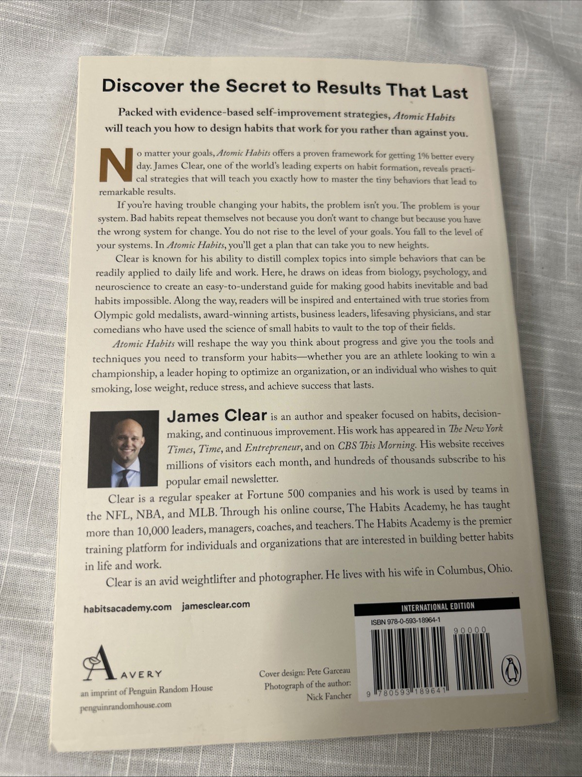 Atomic Habits by James Clear | Build Good Habits & Break Bad Ones | Paperback |