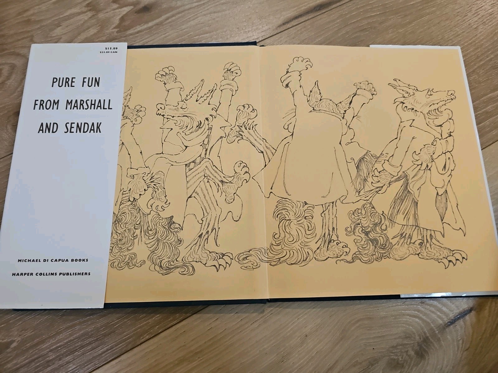 Swine Lake Book Maurice Sendak First Edition Printing James Marshall 1999 HCDJ