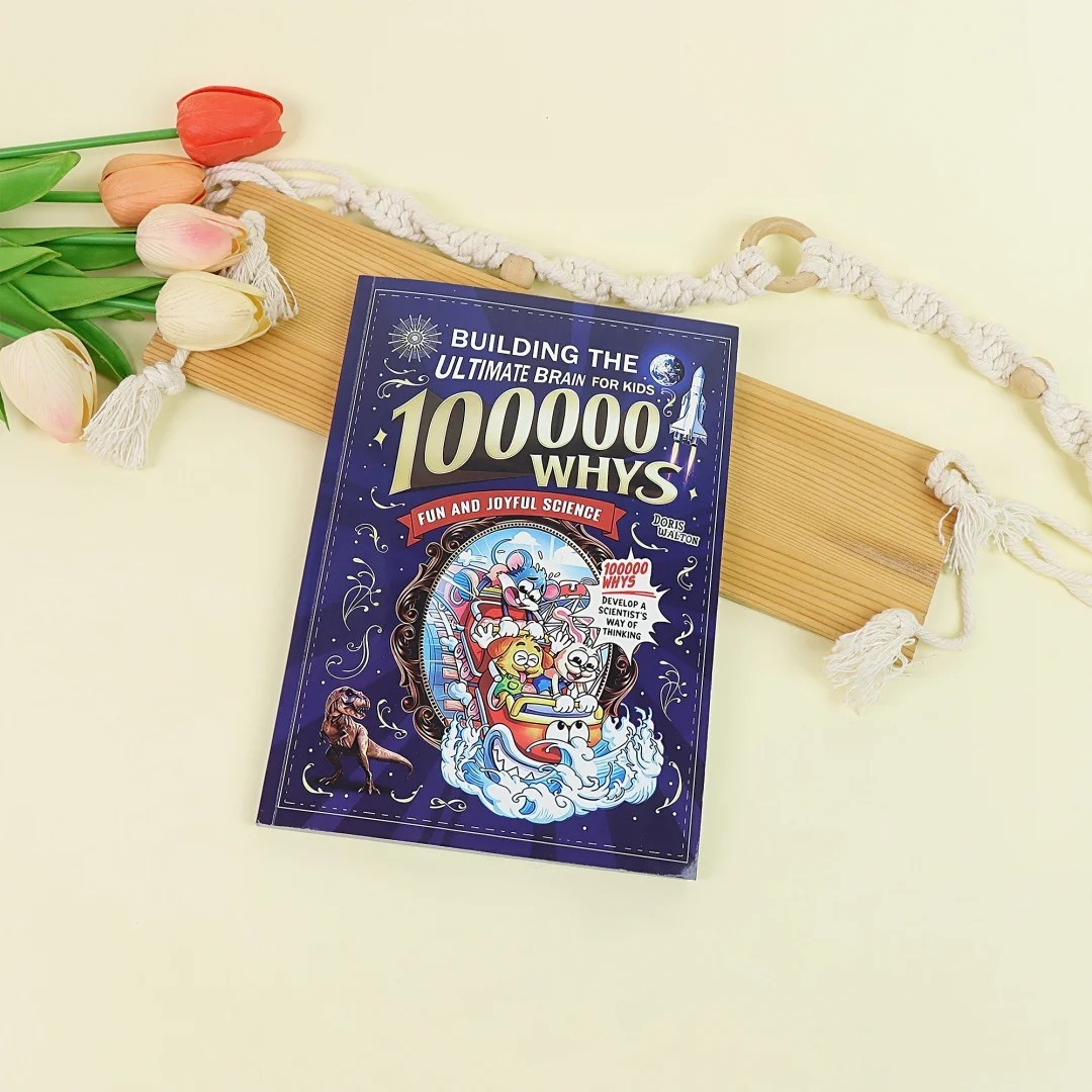 100000 Whys Kids Science Book English STEM Learning Fun Cartoon Guide