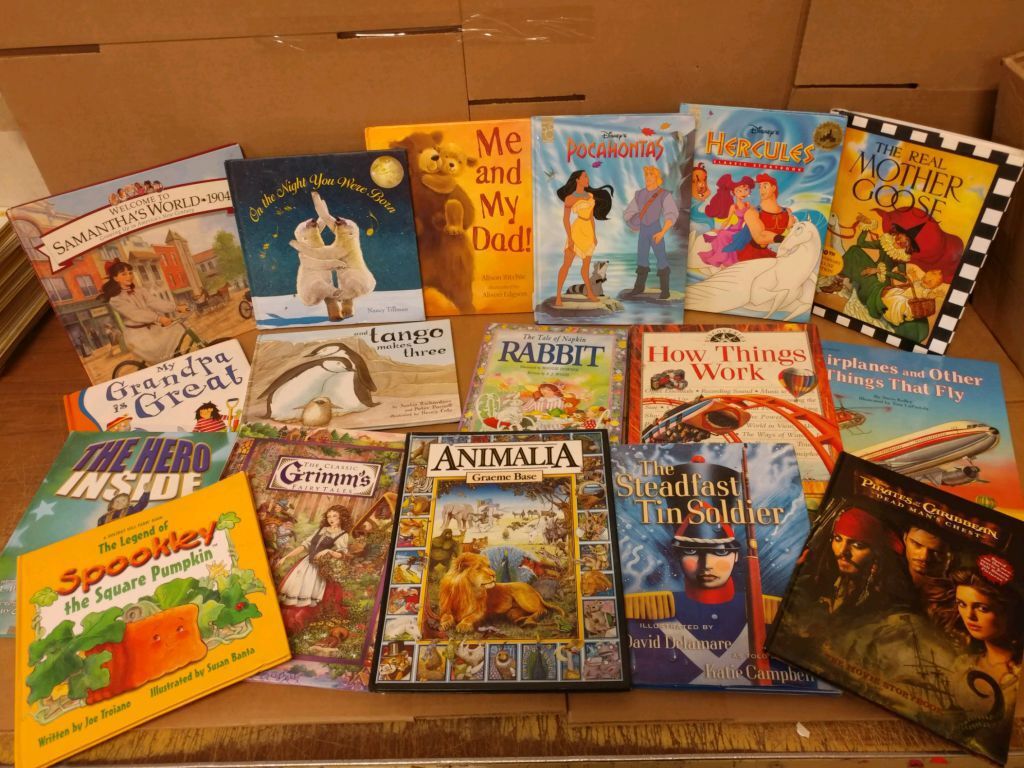 5 LBS (Pounds) Kids Children Books by Genre BOARD TODDLER CHAPTER STORYTIME SET