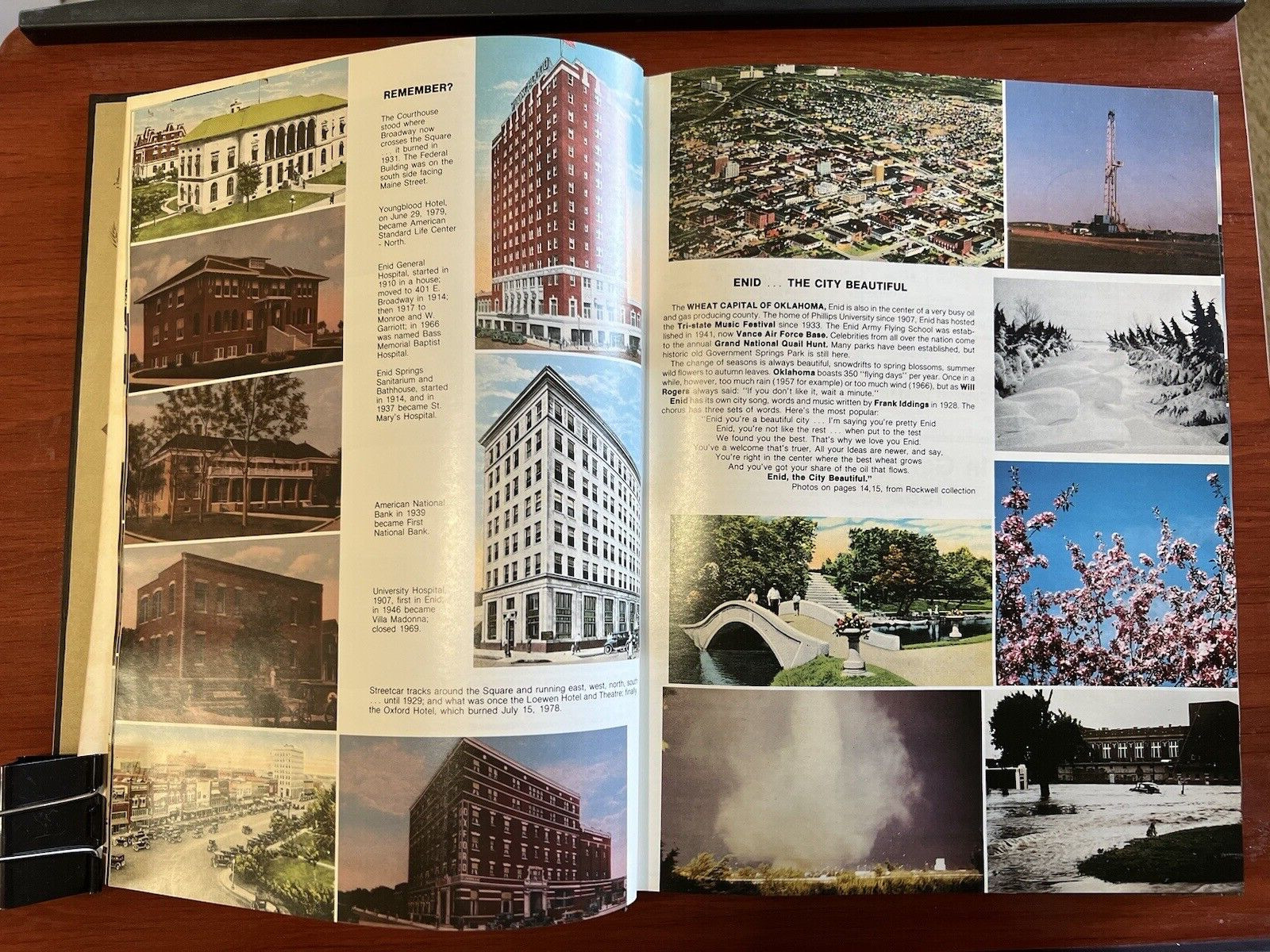OKLAHOMA GARFIELD COUNTY 1893-1982 VOL. I 512 PAGES! LOTS OLD PHOTOS HC