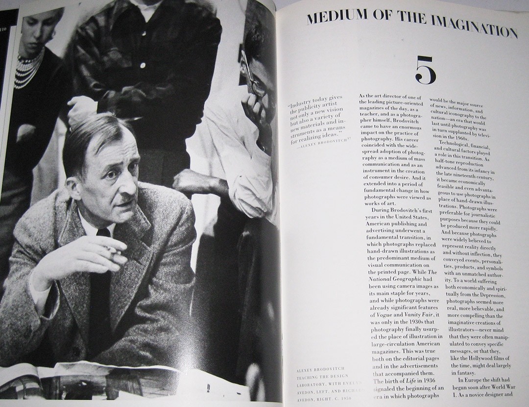 Brodovitch hardback design book 9.25 in. X 12.25, mint condition