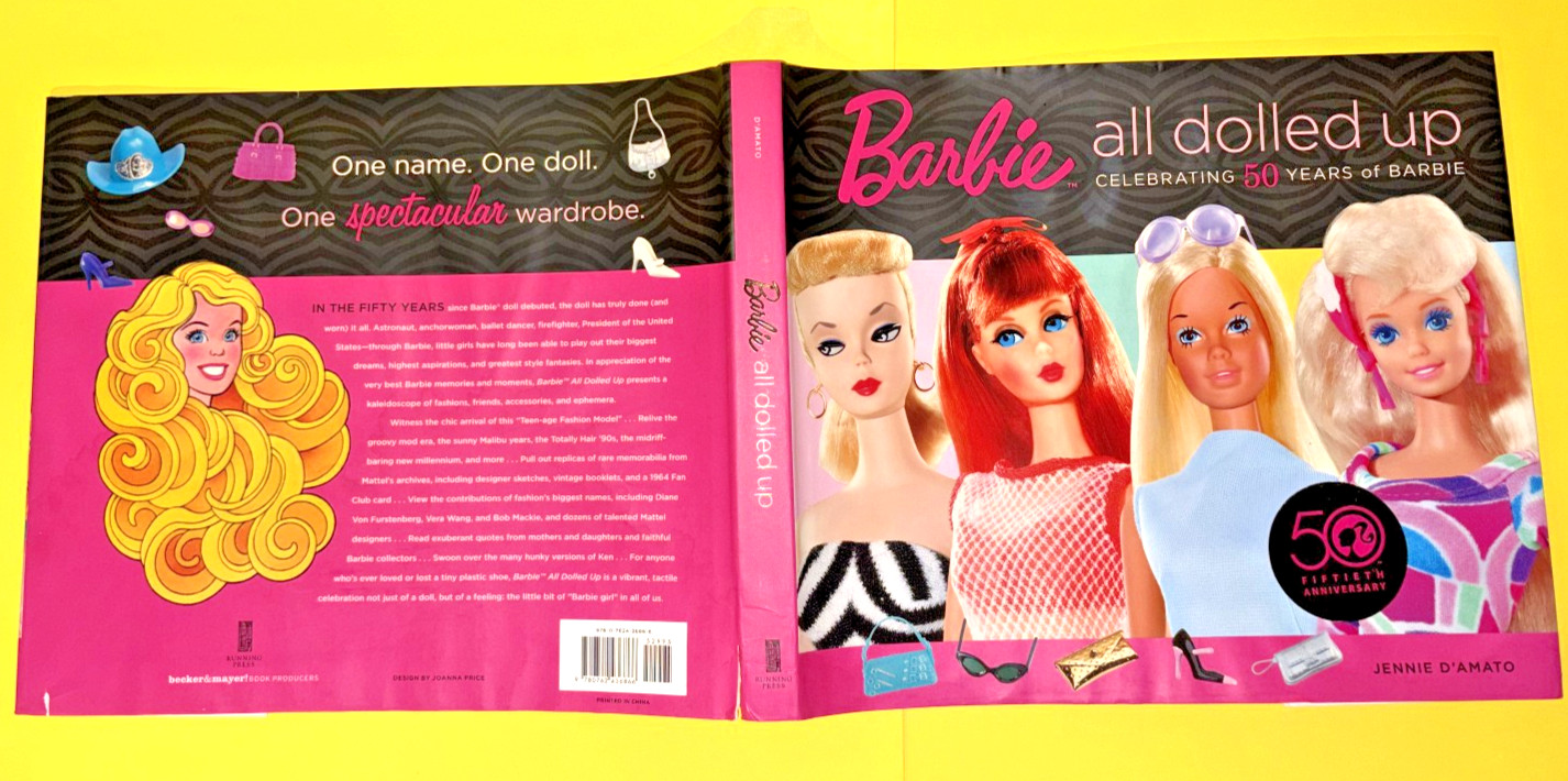 Lot of 3 Hardcover Barbie Books 1998, 1999, 2009