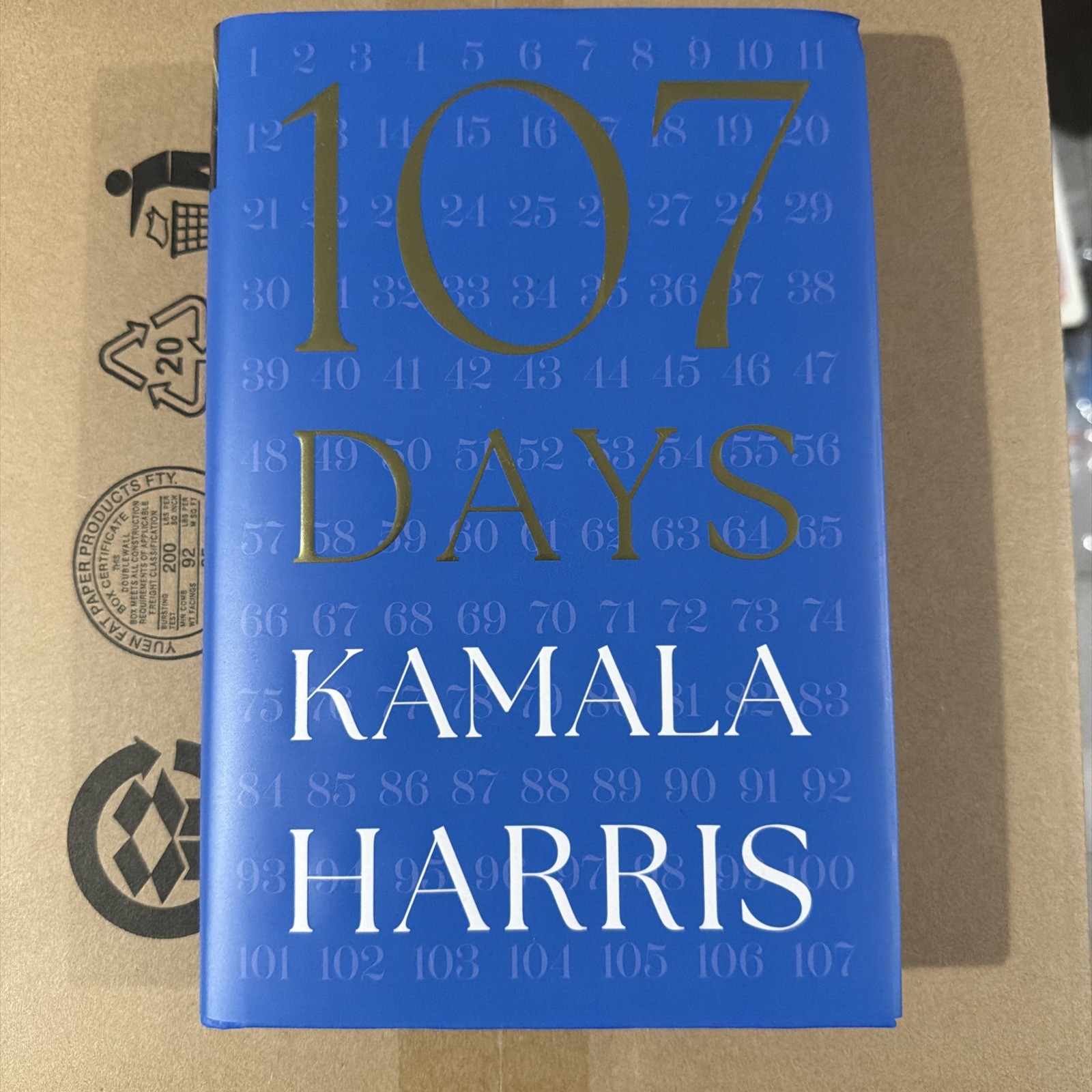Kamala Harris SIGNED AUTOGRAPH 107 Days BOOK 1st Edition Vice President IN HAND