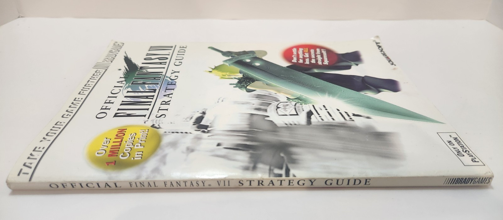 FINAL FANTASY VII BRADY GAMES STRATEGY GUIDE VERY RARE 1ST COVER! FF7
