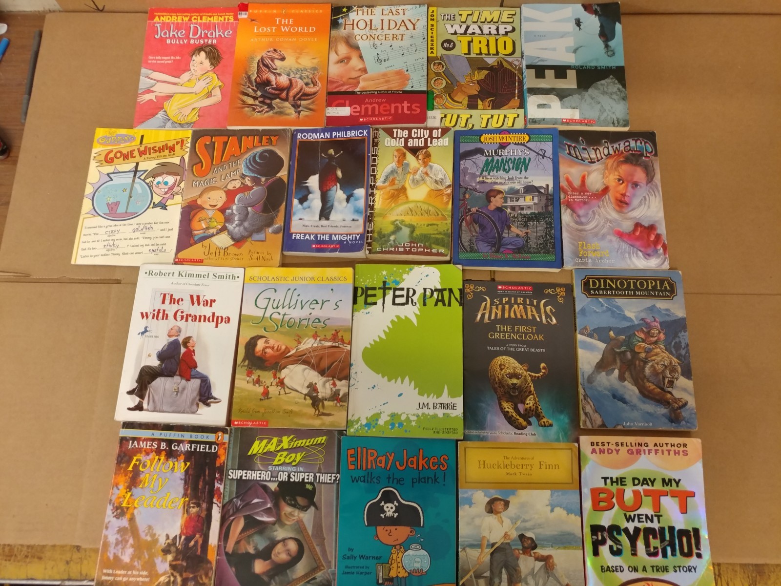 Lot of 20 Chapter Books for BOYS Youth Early Reader Young Adults Children RANDOM