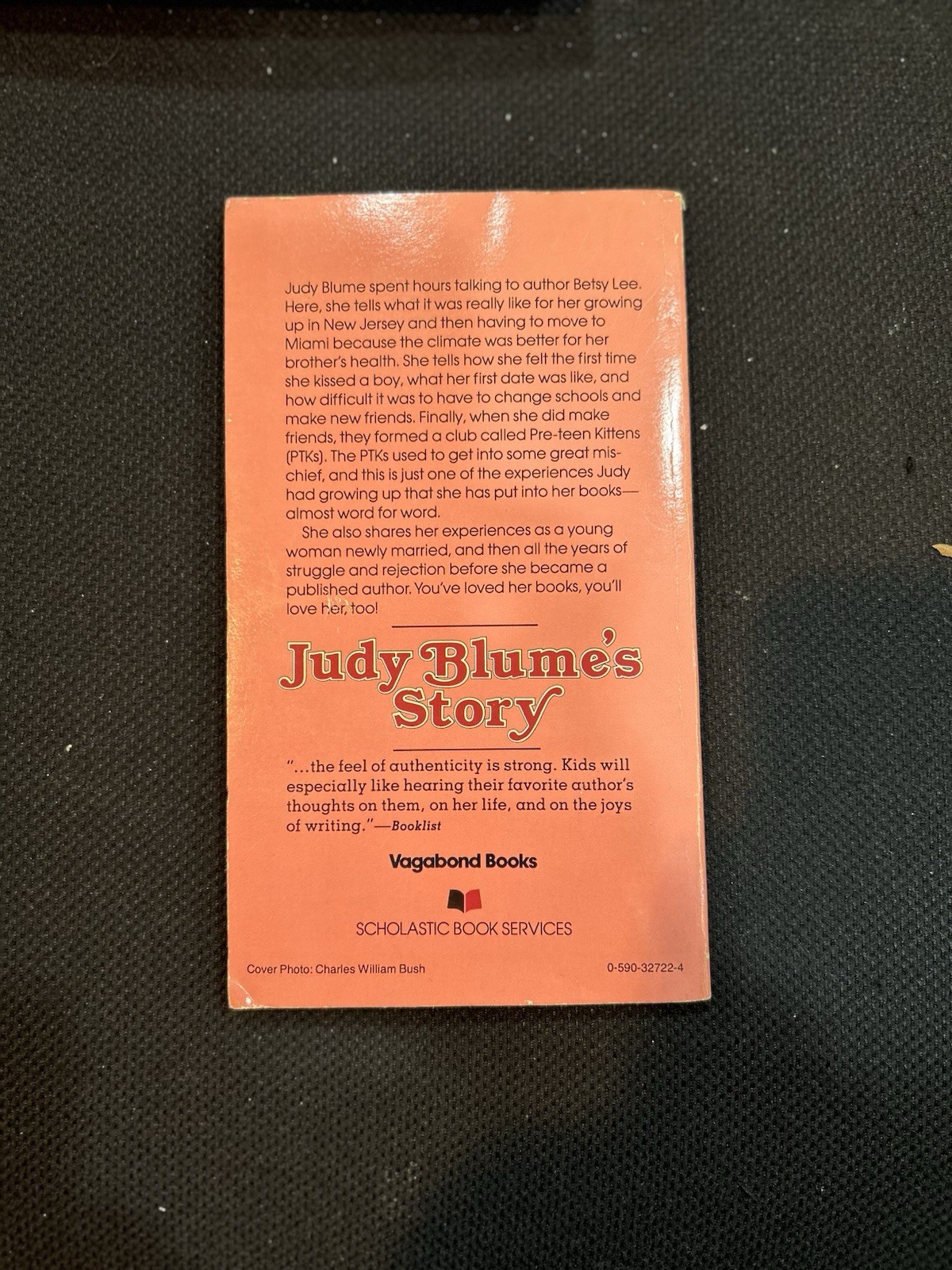 Judy Blume’s Story by Betsy Lee Vagabond Books Scholastic Paperback 1981