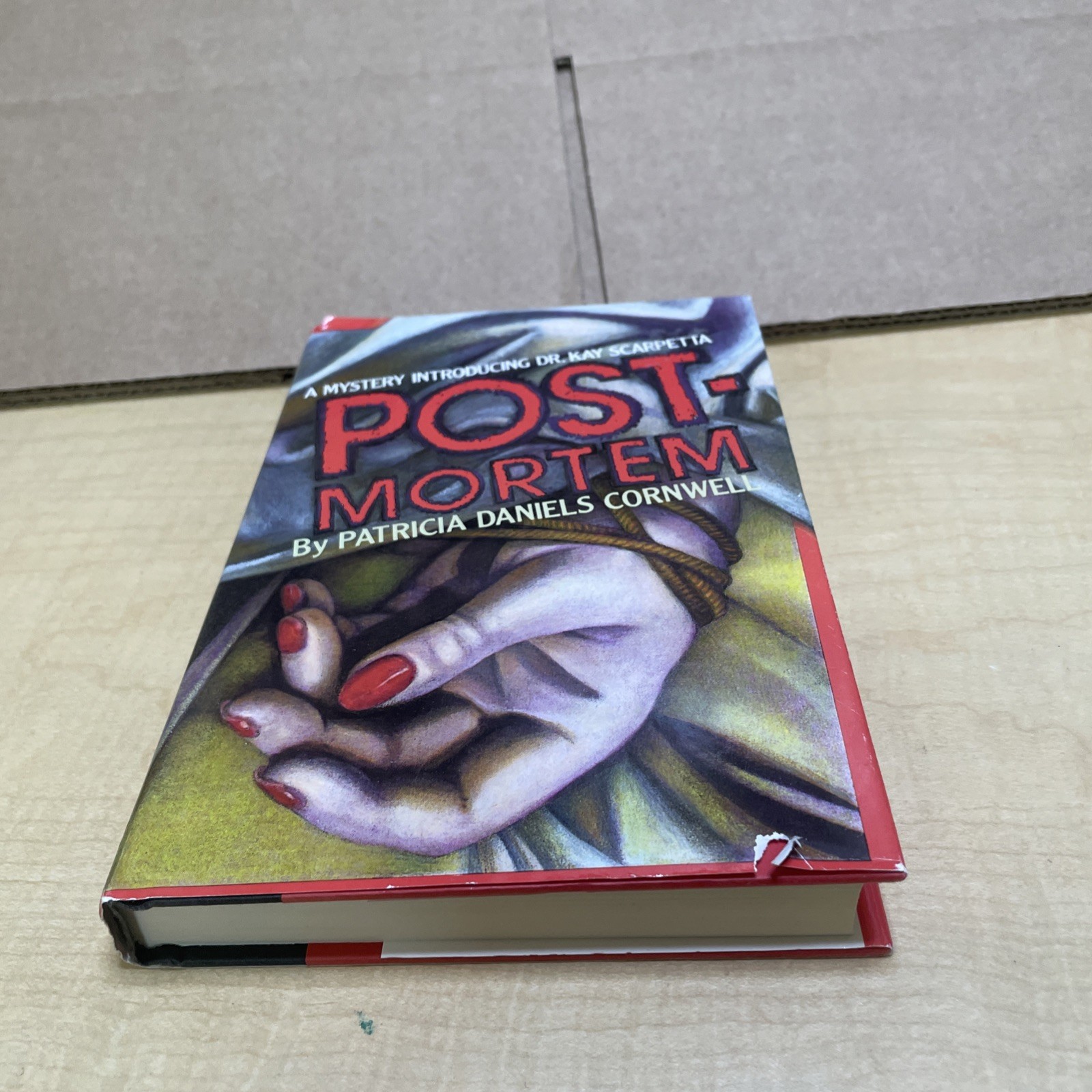 Postmortem Patricia Daniels Cornwell 1990 HC First Edition Kay Scarpetta