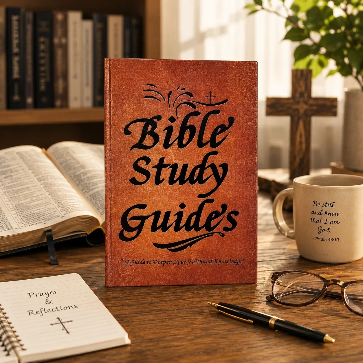 66-Page Bible Study Guide, Daily Devotional Journal,Study Notebook Based Planner